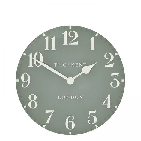12" Arabic Wall Clock Seagrass