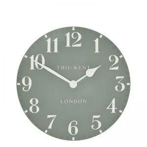 12" Arabic Wall Clock Seagrass