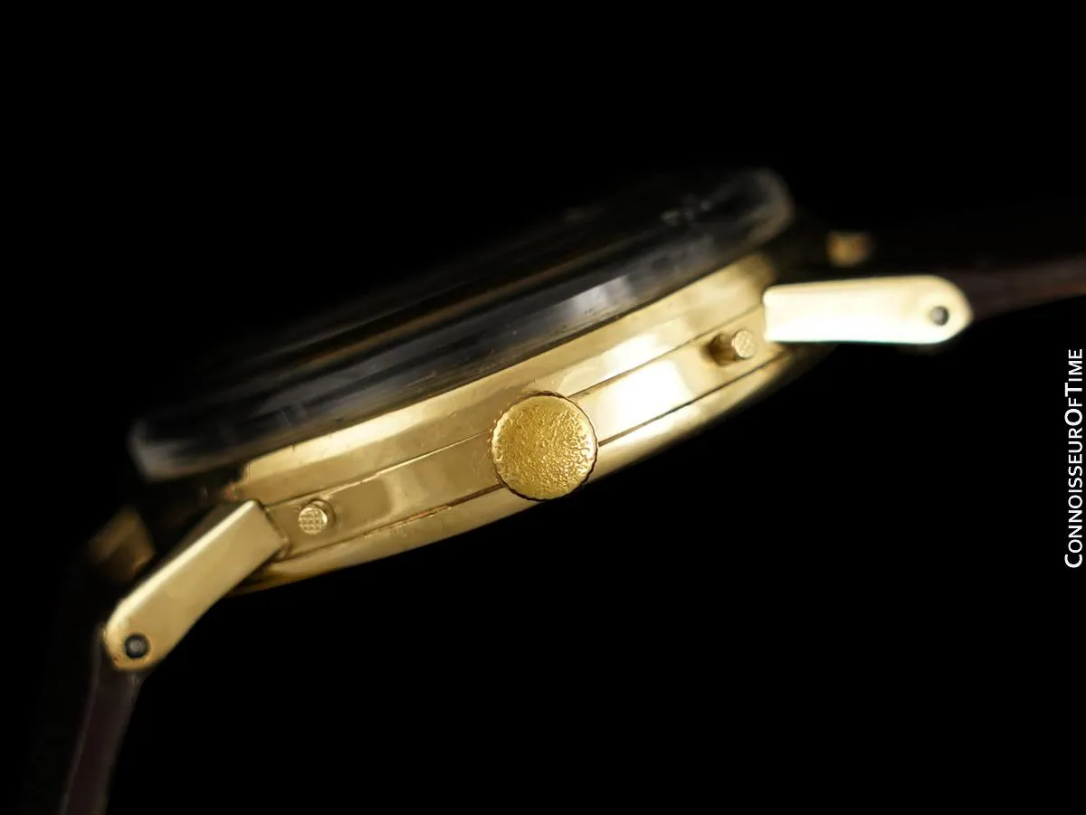 1940's Movado Vintage Triple Calendar "FDR's Watch" - 14K Gold - The Calendograph