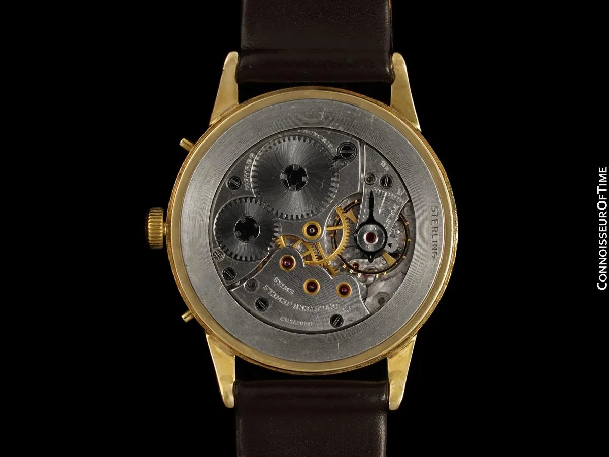1940's Movado Vintage Triple Calendar "FDR's Watch" - 14K Gold - The Calendograph