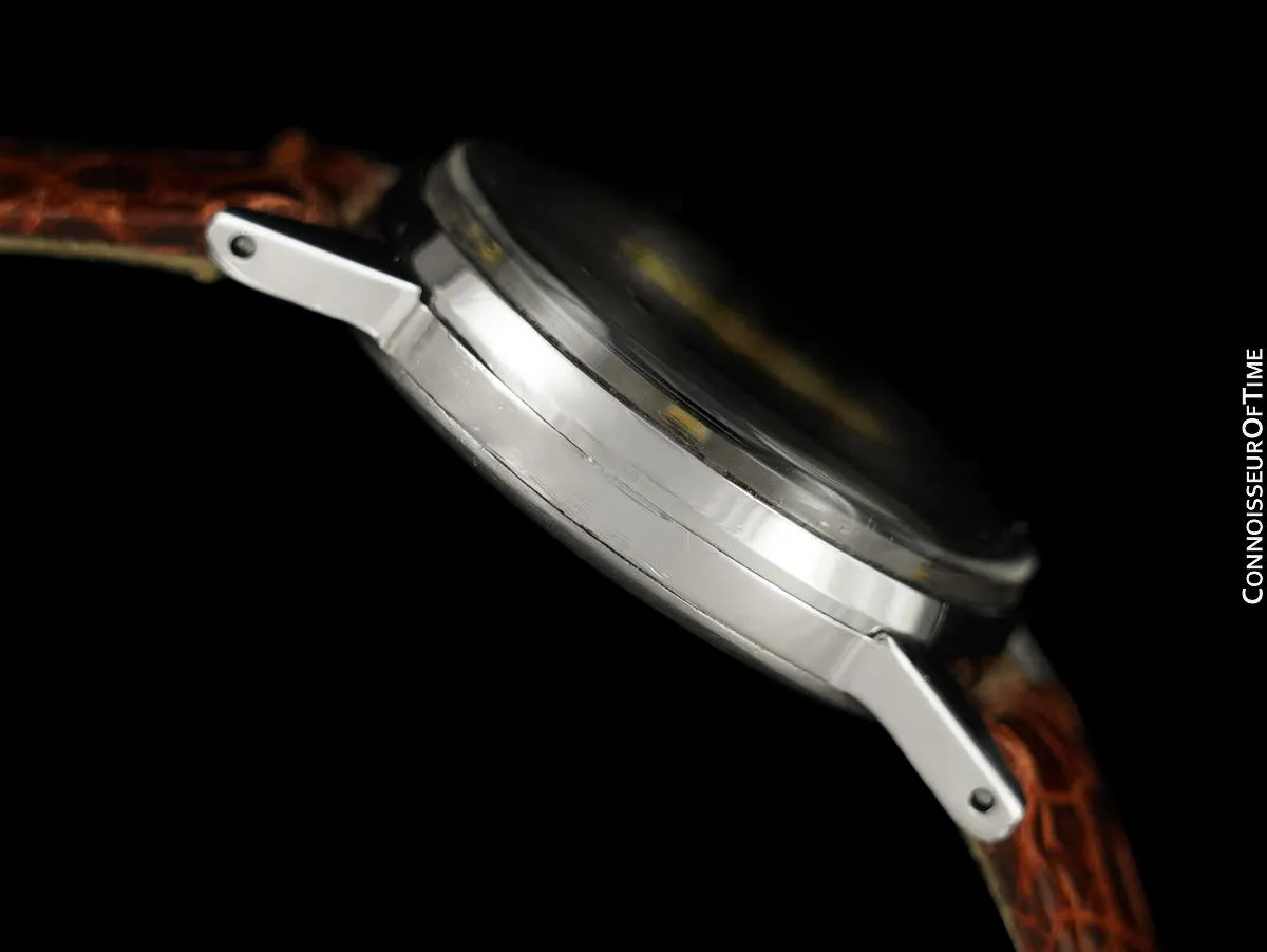 1940's Movado Vintage Triple Calendar, SS Version of "FDR's Watch" - The Calendograph