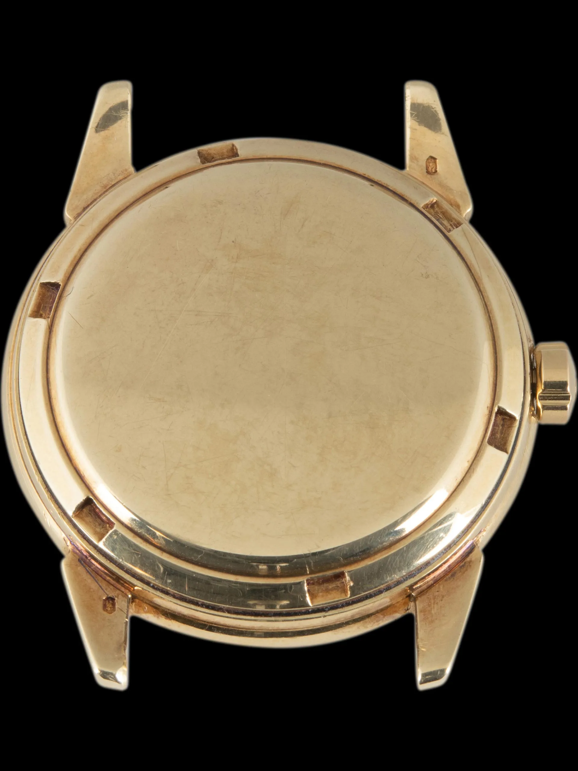 1950 Omega Seamaster Calendar 14K YG (Ref. 2627) White "Honeycomb" Dial
