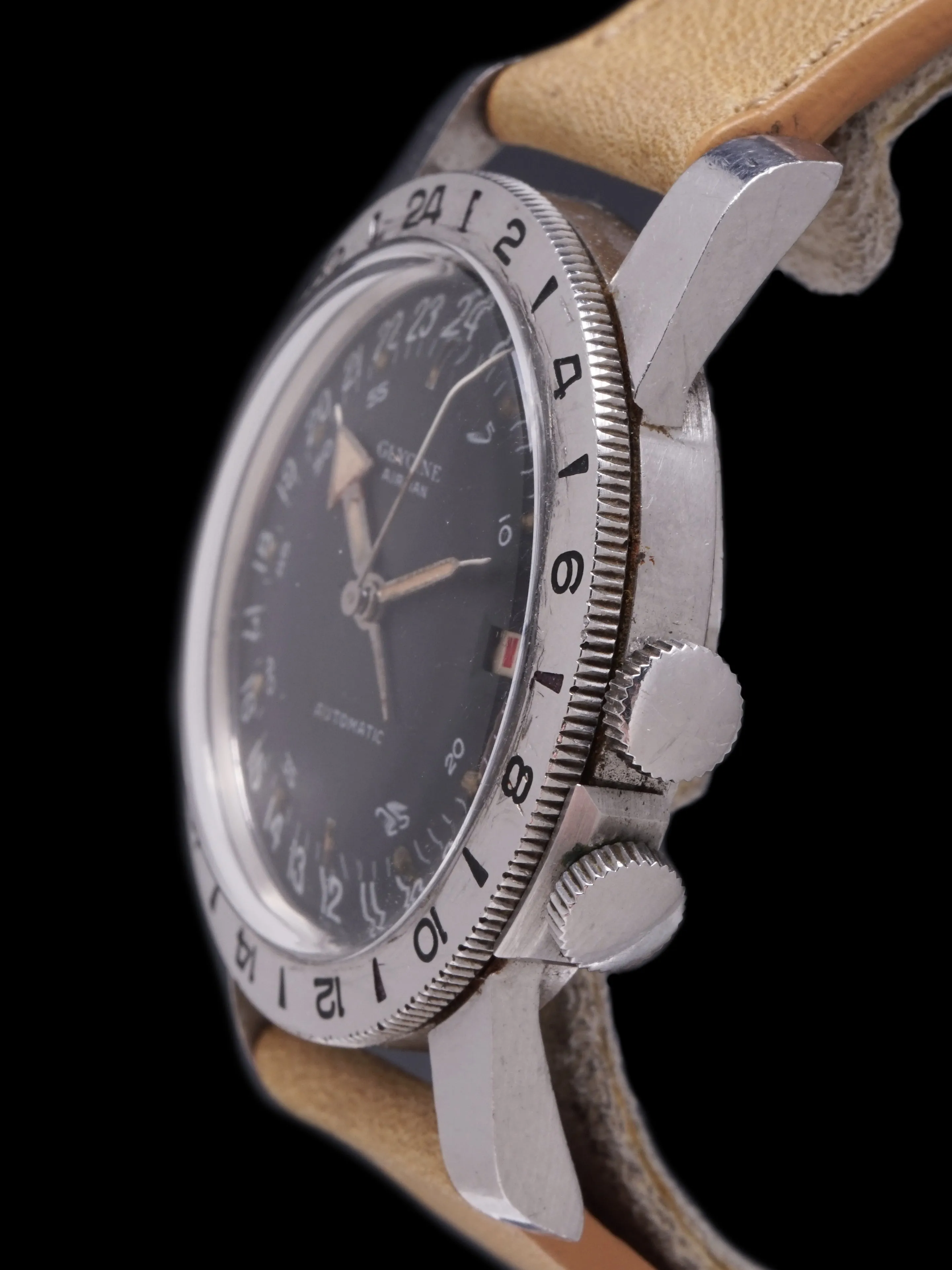 1950s Glycine Airman W/ Box and Papers