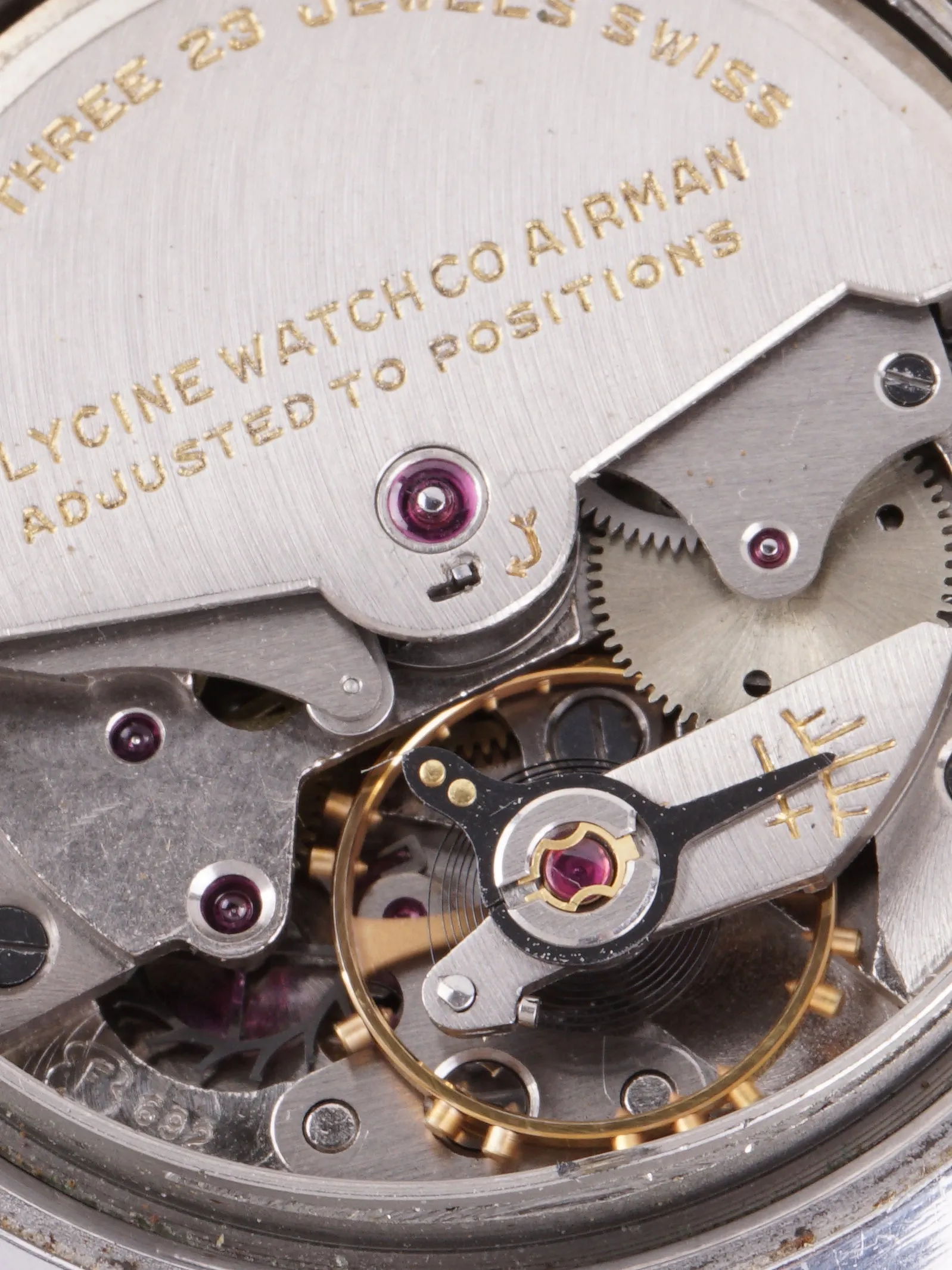 1950s Glycine Airman W/ Box and Papers