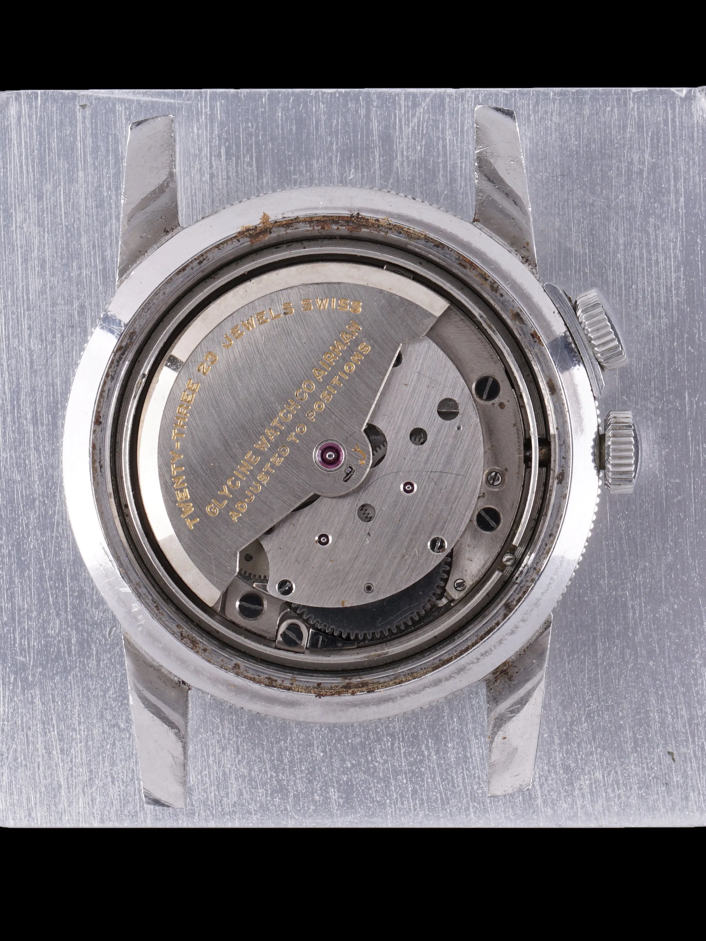 1950s Glycine Airman W/ Box and Papers