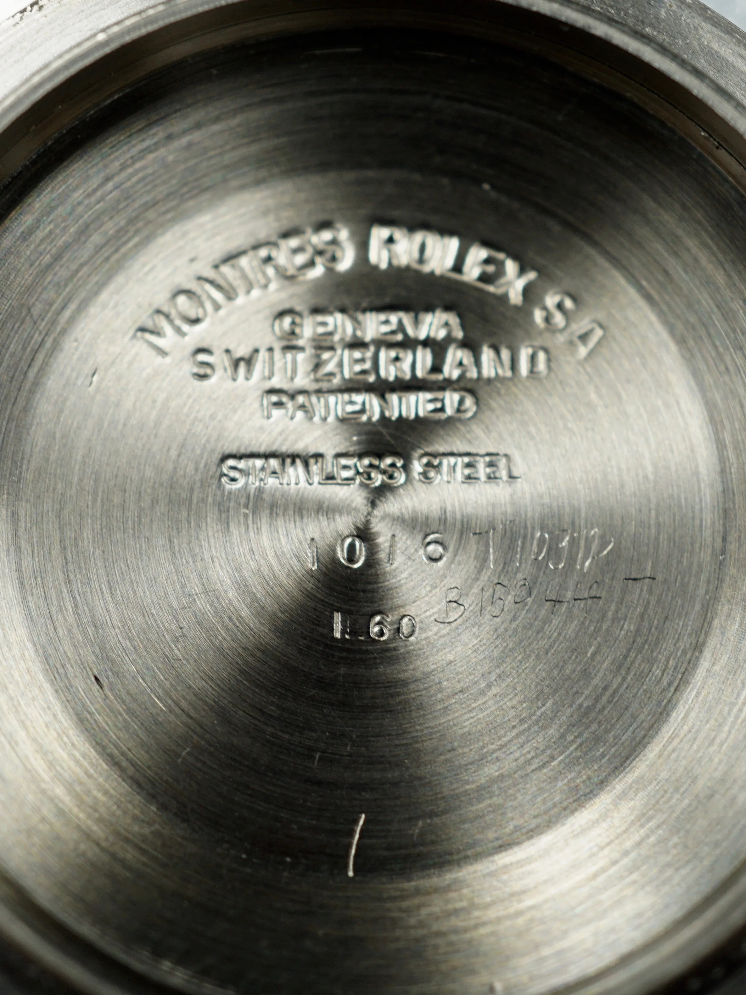 1960 Rolex Explorer I (Ref. 1016) "SWISS only" Chapter Ring