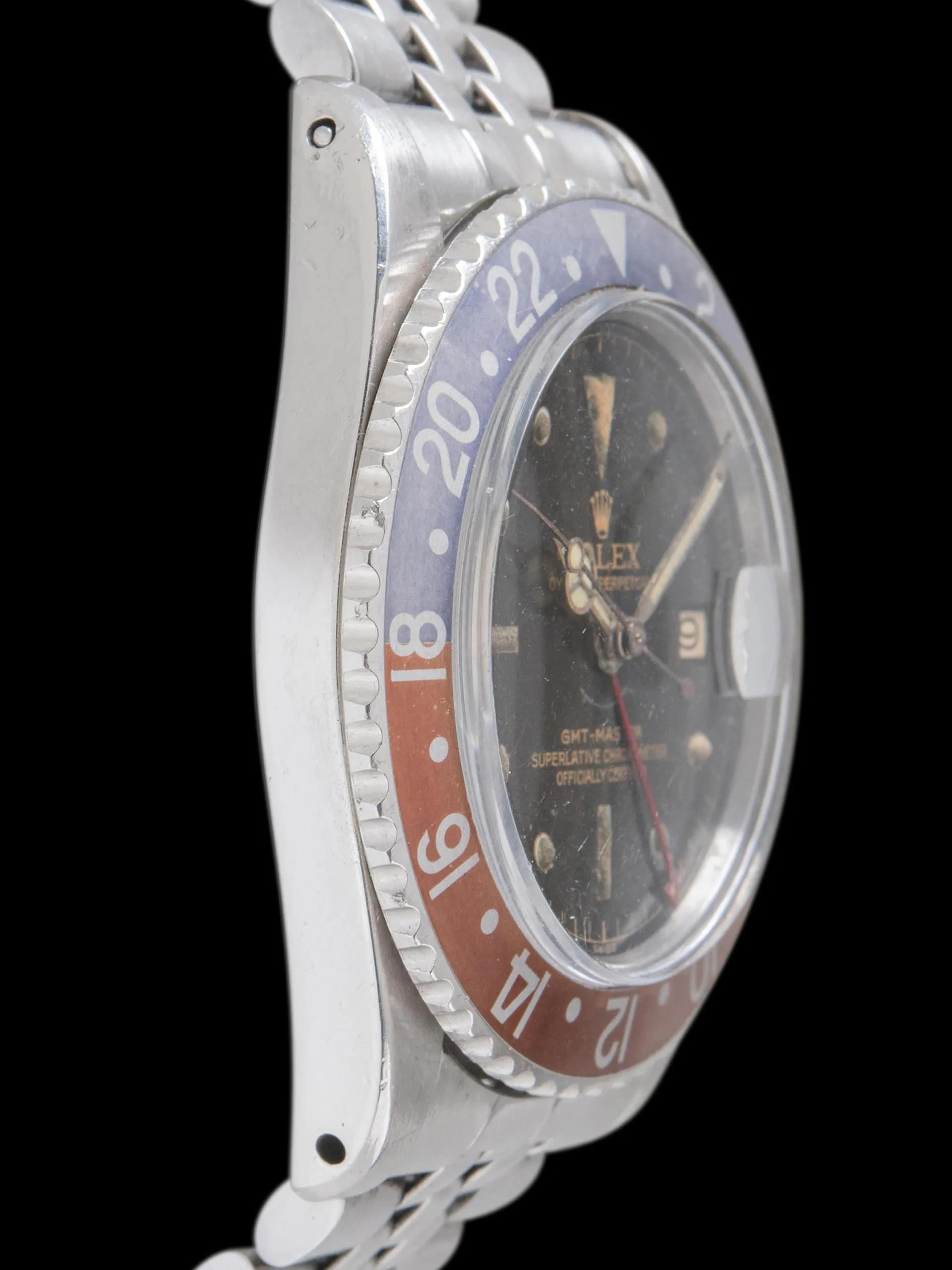 1960 Rolex GMT-Master (Ref. 1675) Gilt "Chapter Ring" Dial & PCG Case