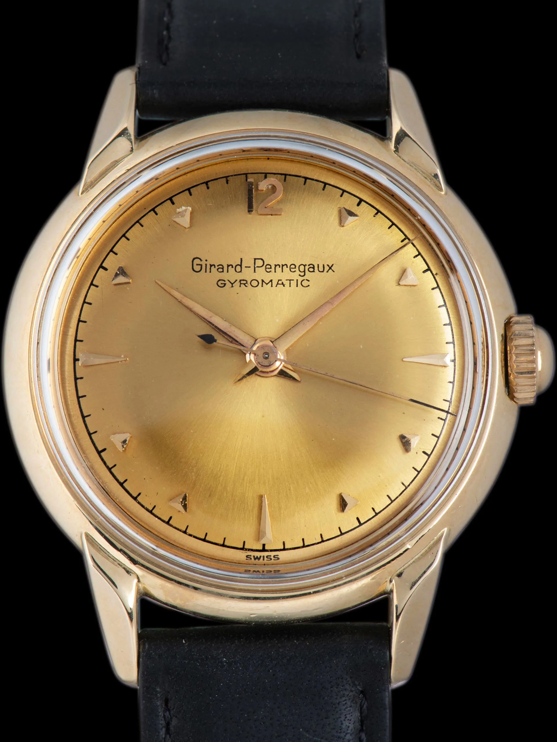 1960s Girard Perregaux Gyromatic 14K YG Cal. 47EU103