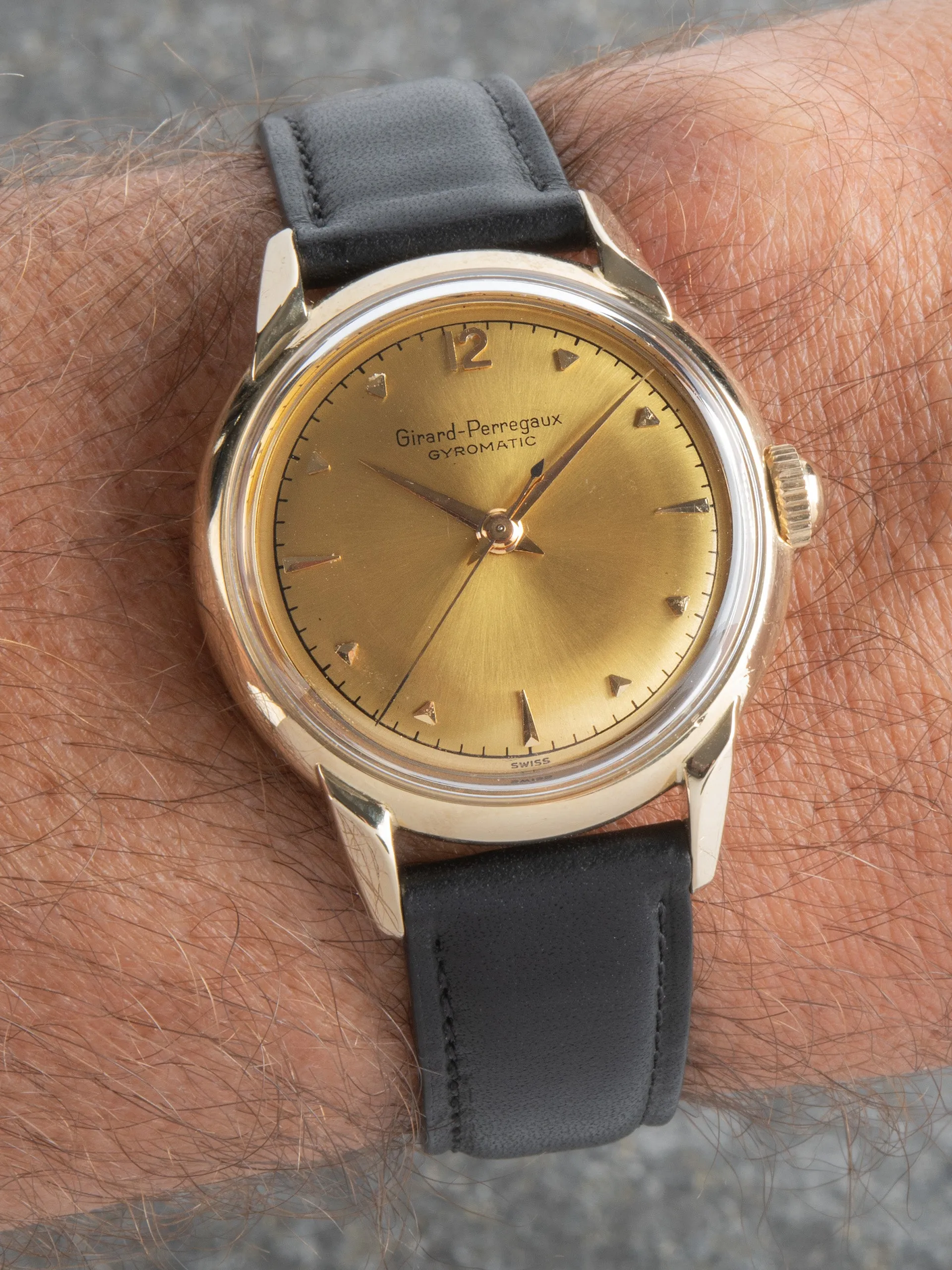 1960s Girard Perregaux Gyromatic 14K YG Cal. 47EU103