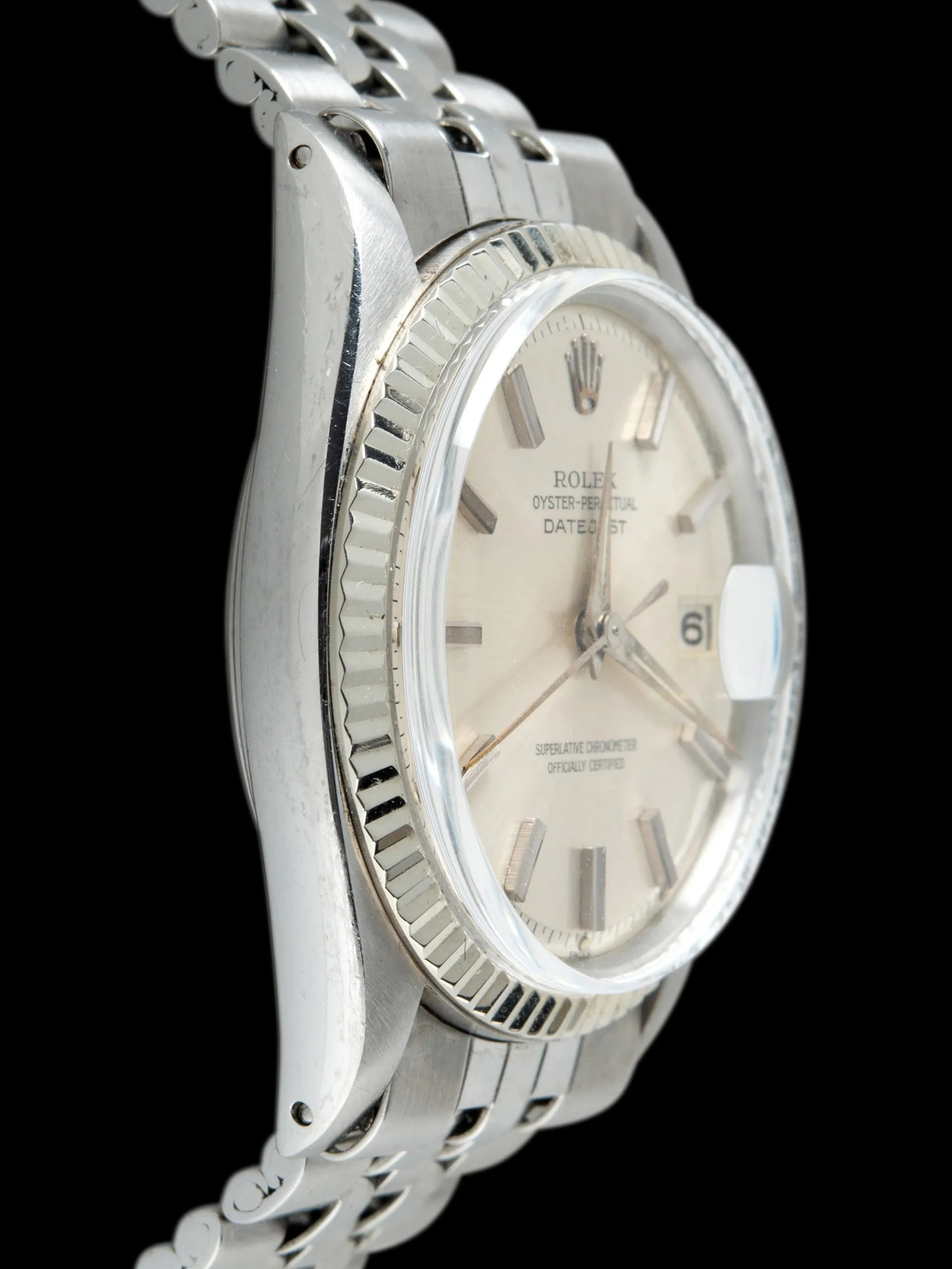 1963 Rolex Datejust (Ref. 1601) Silver "Swiss Only" Dial