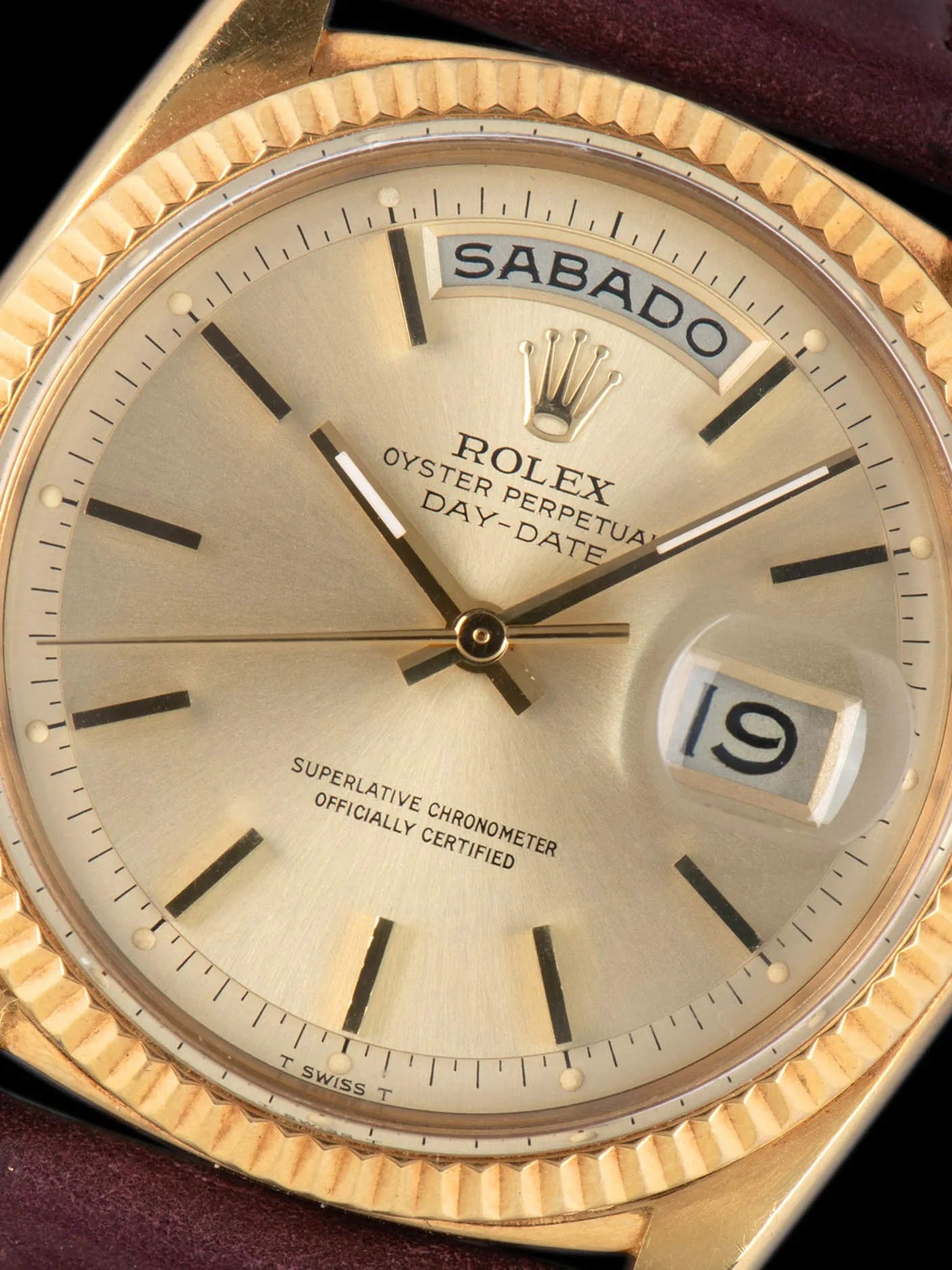 1963 Rolex Day-Date 18K YG (Ref. 1803) Champagne Dial