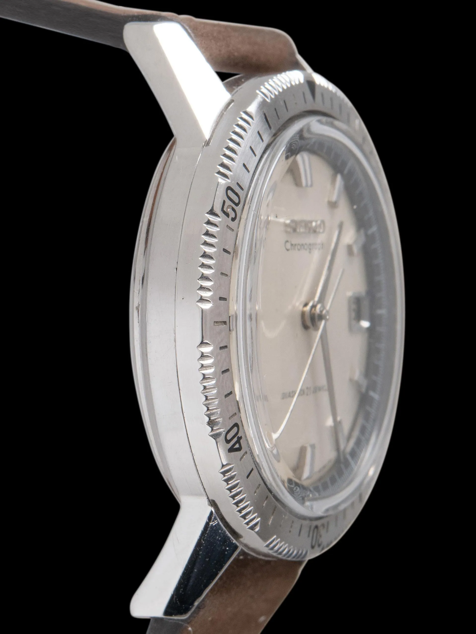 1964 Seiko Mono-Pusher Chronograph (Ref. 5717-8990) Silver Dial