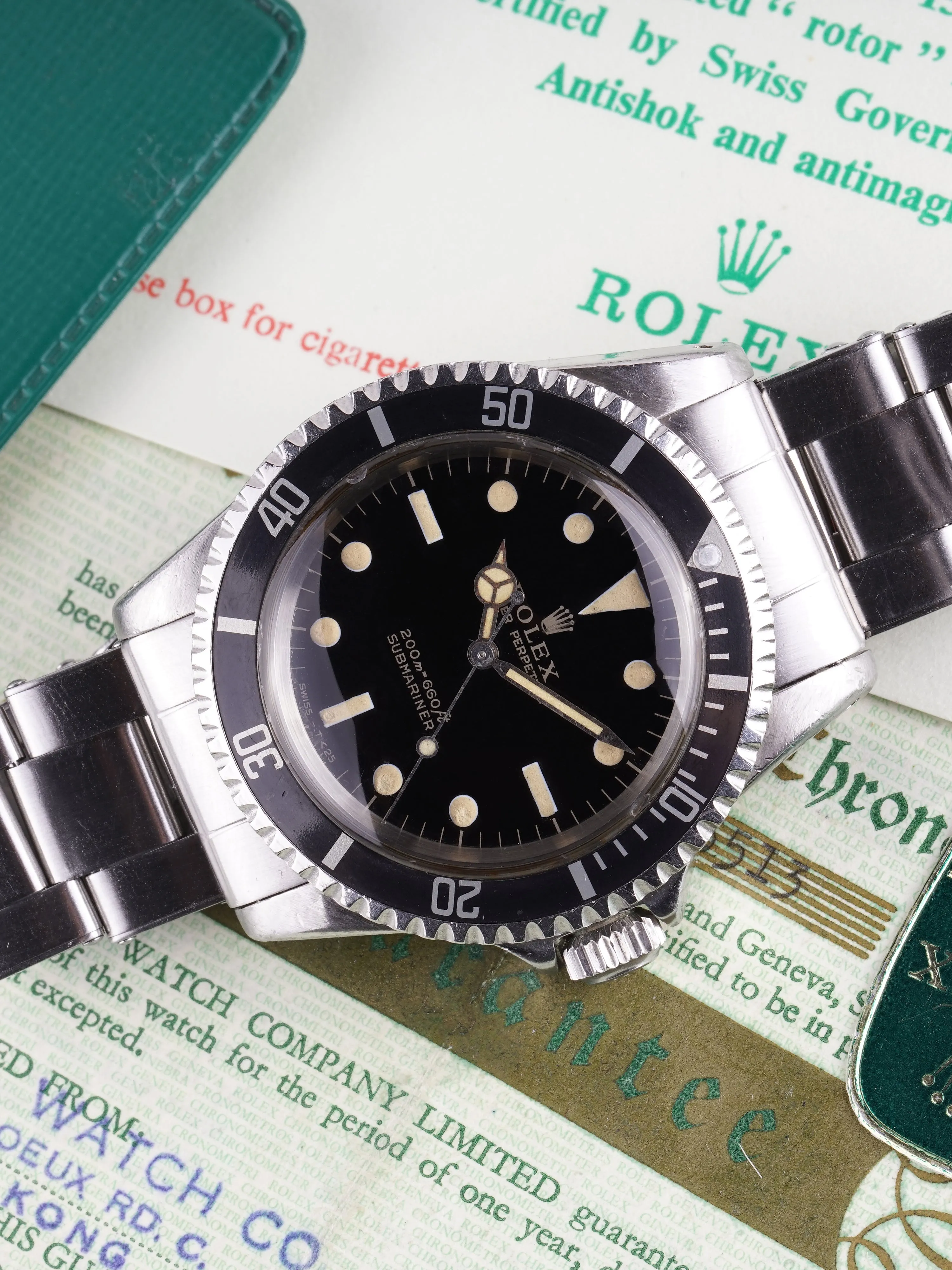 1966 Rolex Submariner (Ref. 5513) GILT Dial W/ Papers