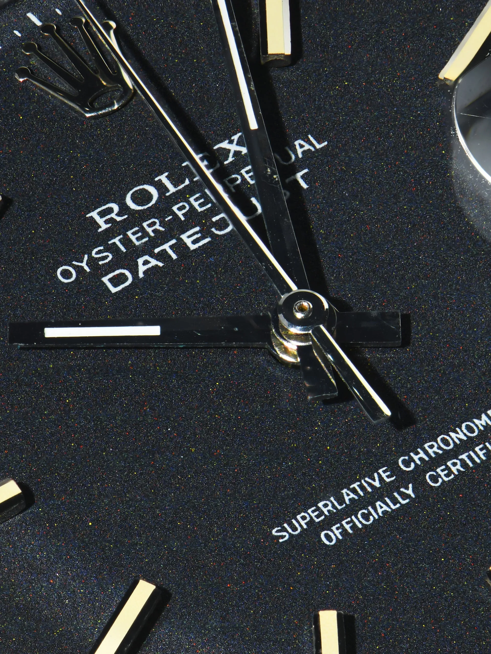 1968 Rolex Datejust (Ref. 1601) Black "Confetti" Dial