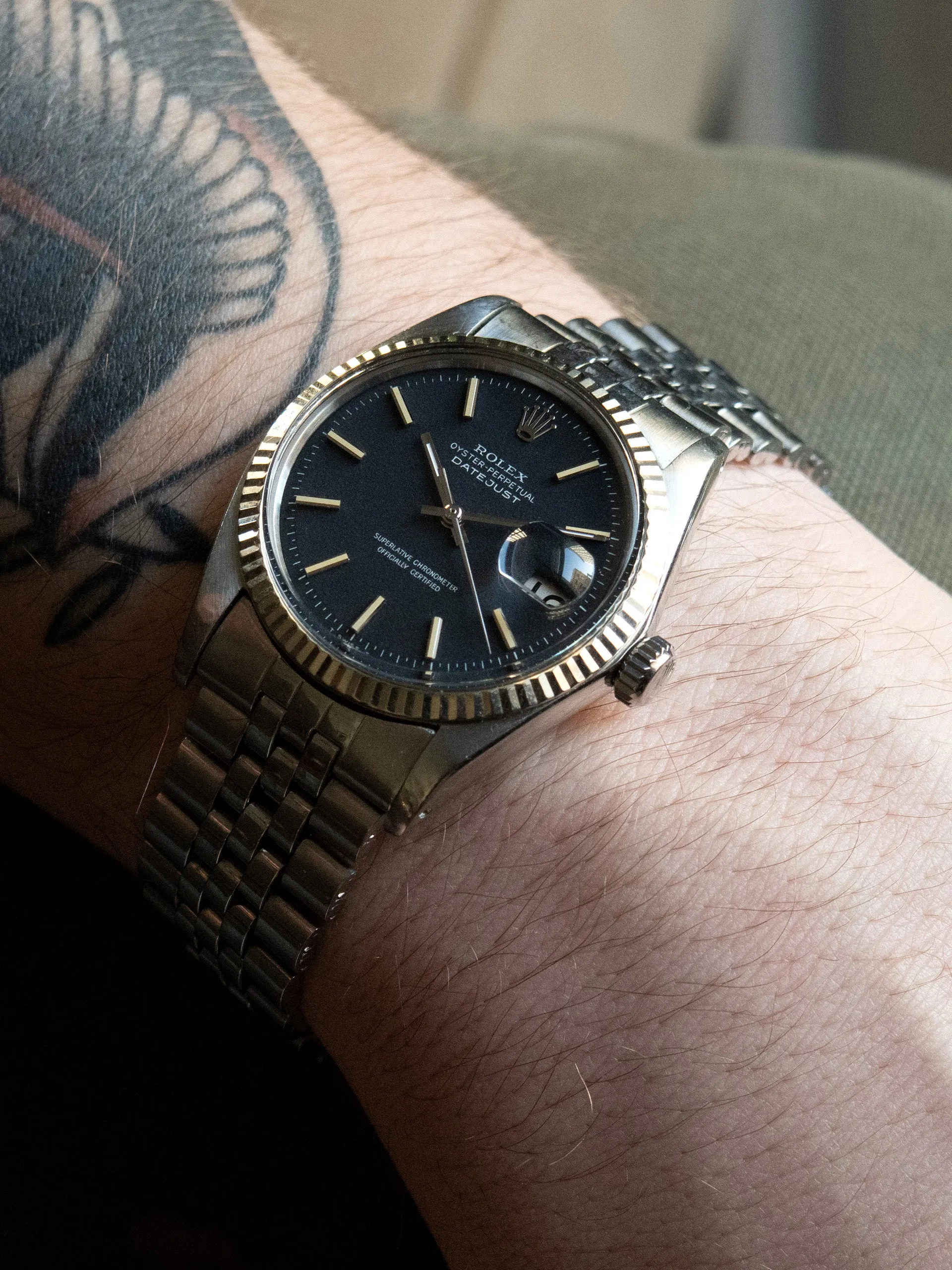 1968 Rolex Datejust (Ref. 1601) Black "Confetti" Dial
