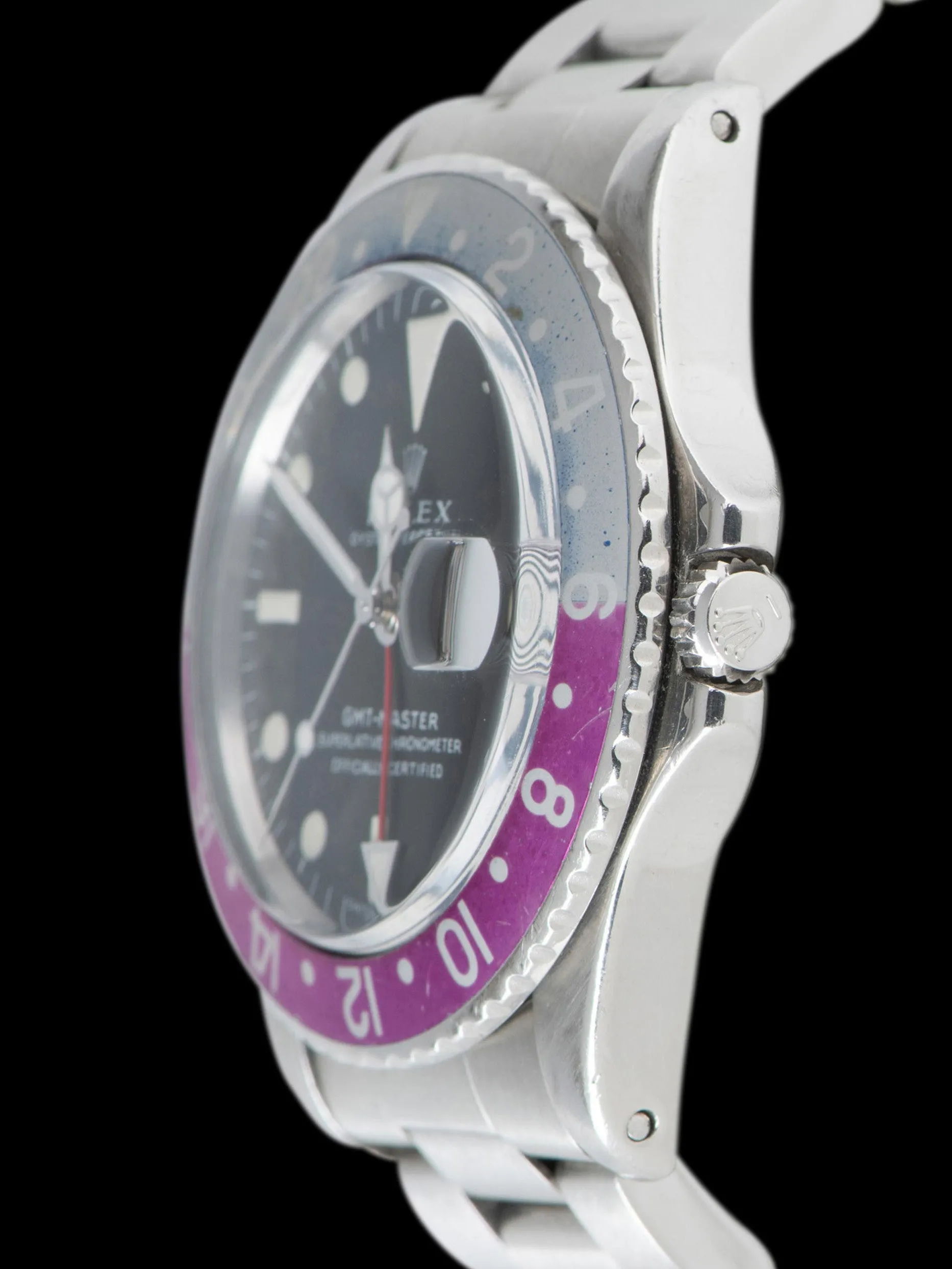 1968 Rolex GMT-Master (Ref. 1675) MK I Dial "Fuchsia"