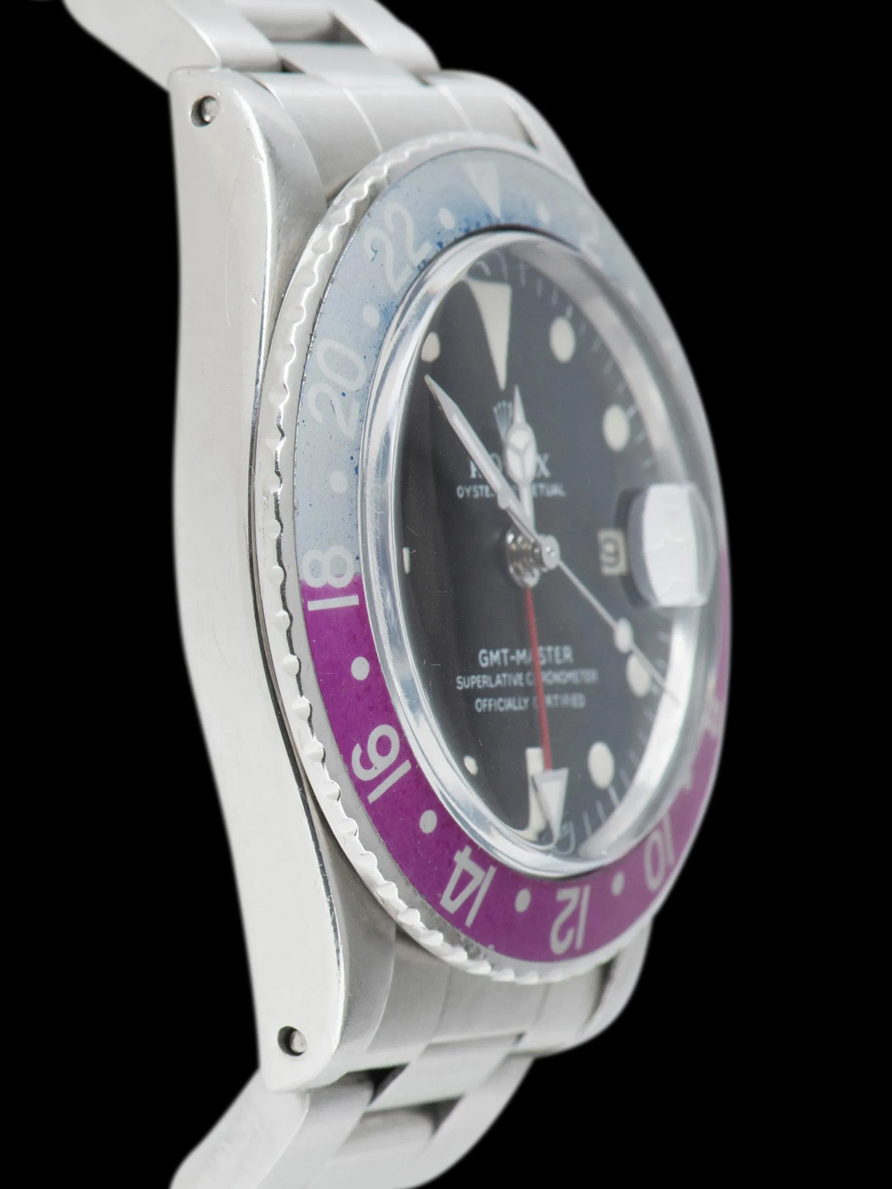 1968 Rolex GMT-Master (Ref. 1675) MK I Dial "Fuchsia"