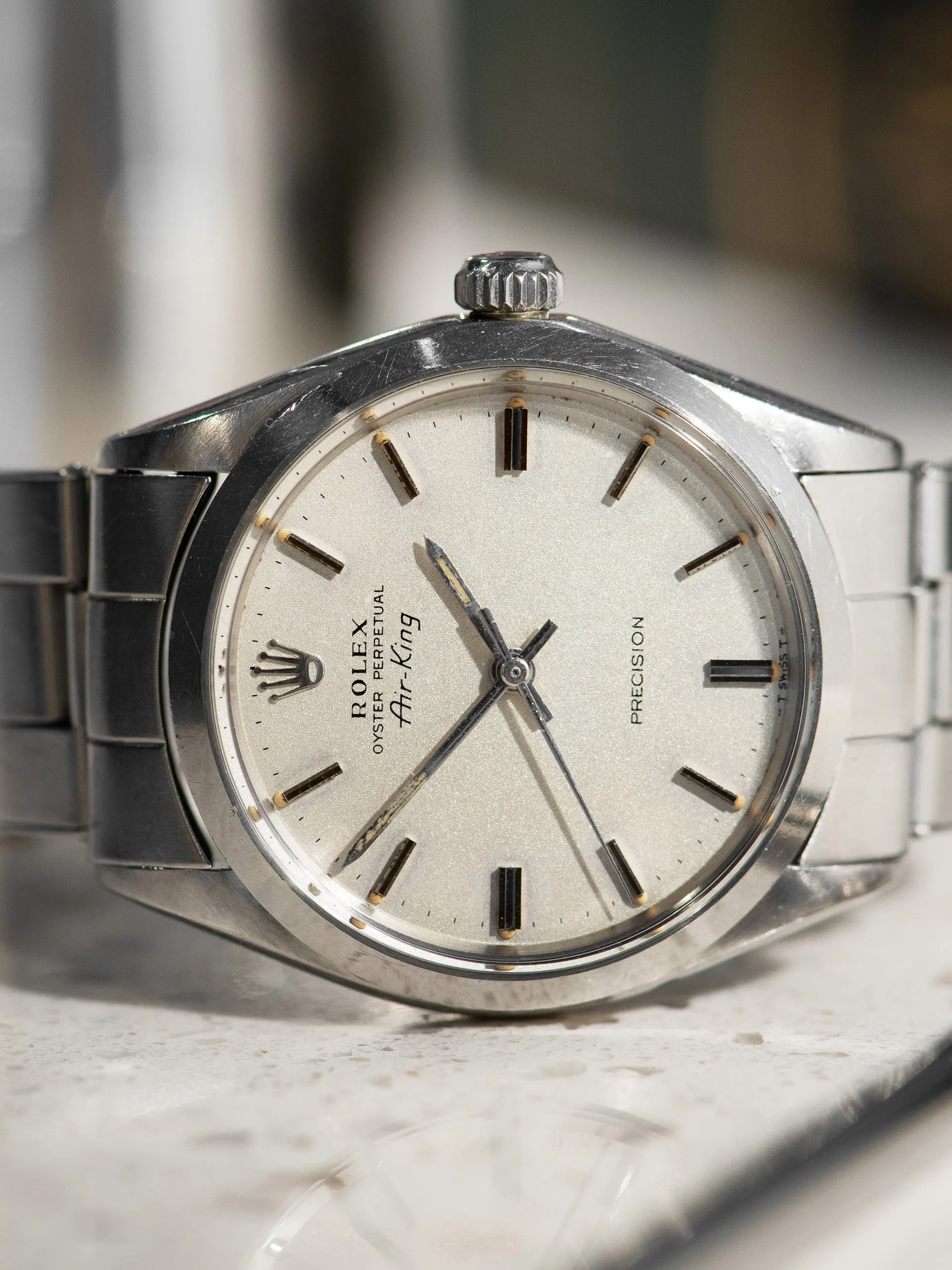 1969 Rolex Air-King (Ref. 5500) "Metallic Silver" Dial