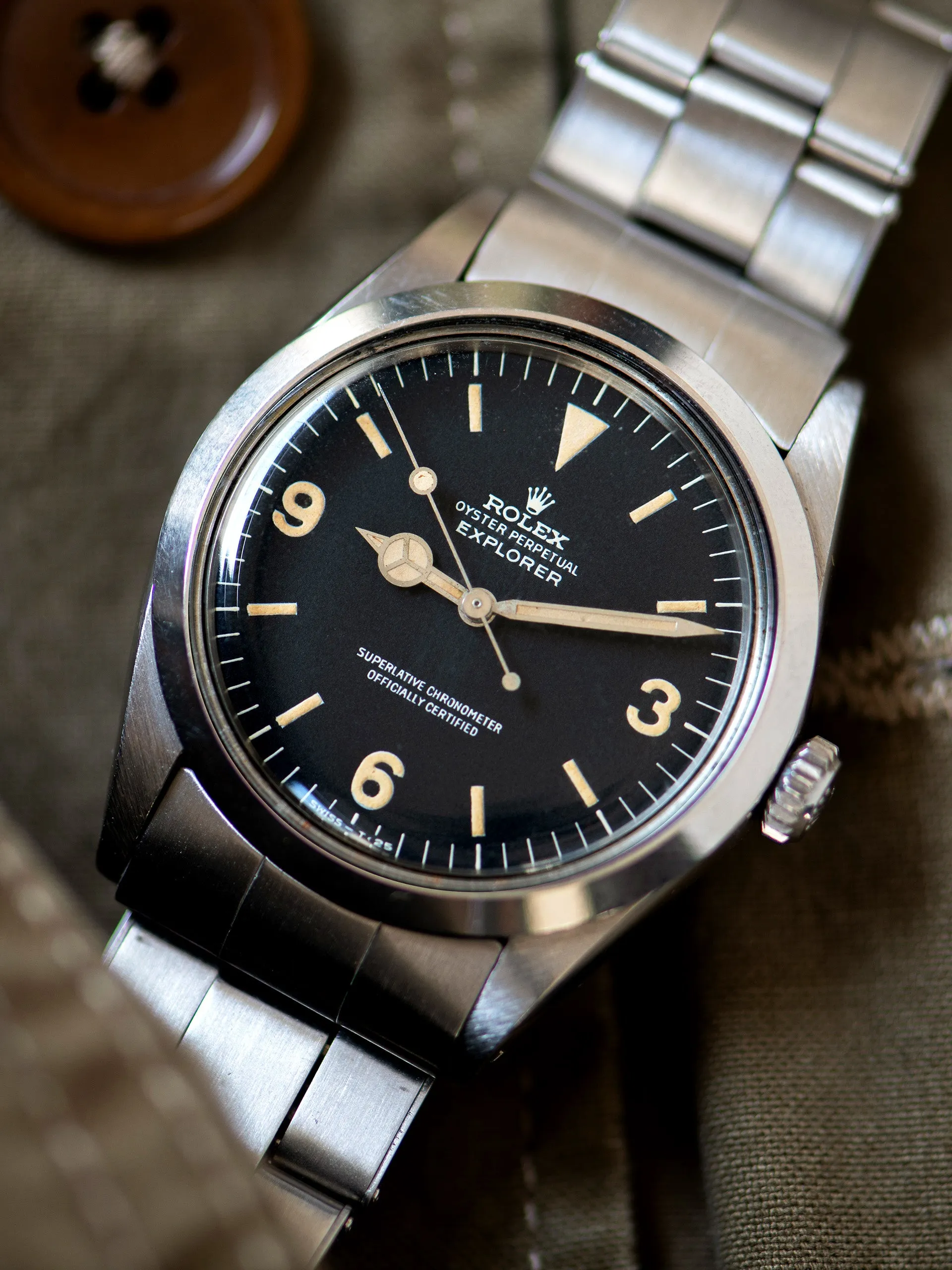1969 Rolex Explorer I (Ref. 1016) Mk I "Frog Foot" Dial