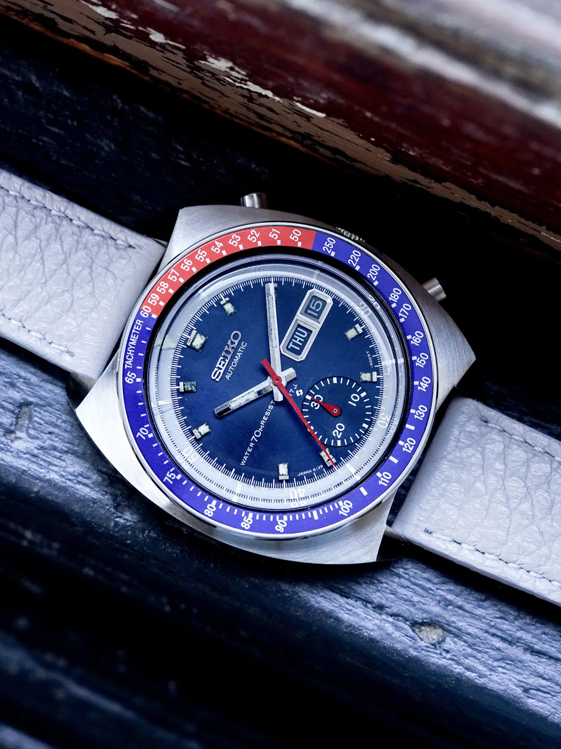 1969 Seiko Chronograph (Ref. 6139-6009) Notch-Case "Pogue"