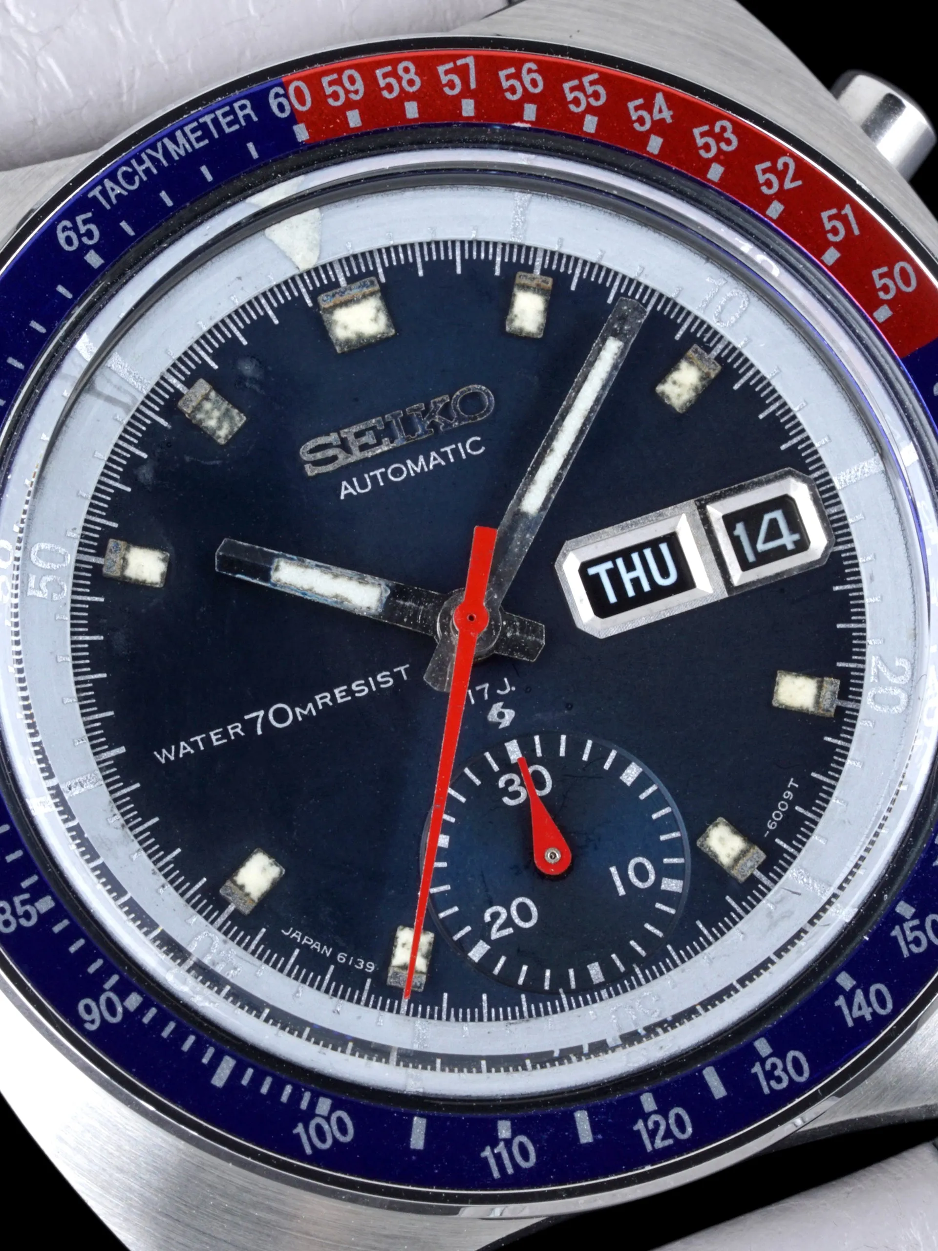 1969 Seiko Chronograph (Ref. 6139-6009) Notch-Case "Pogue"