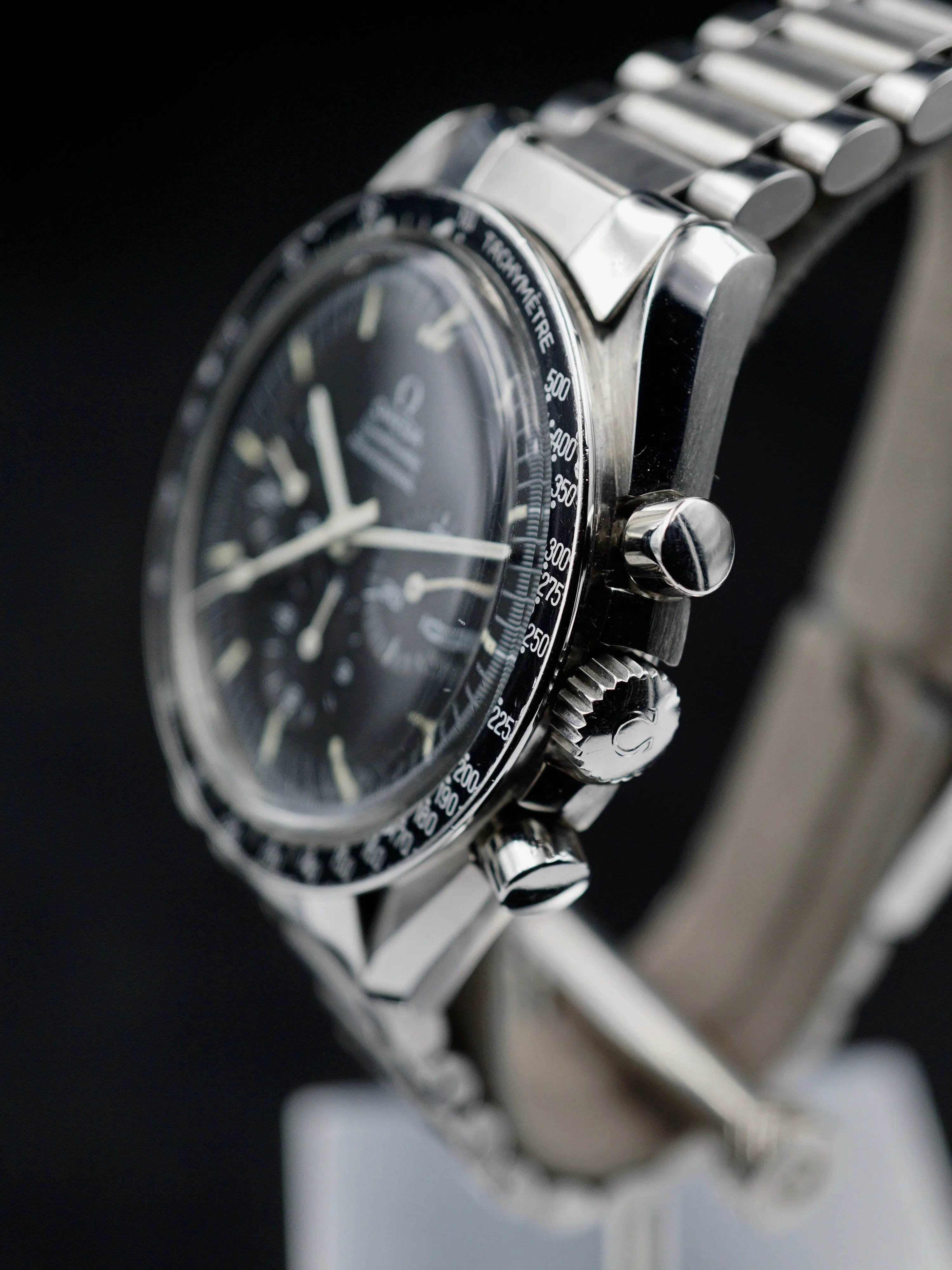 1970 OMEGA Speedmaster 145.022 Rare Straight Writing "Moon Watch" Case Back