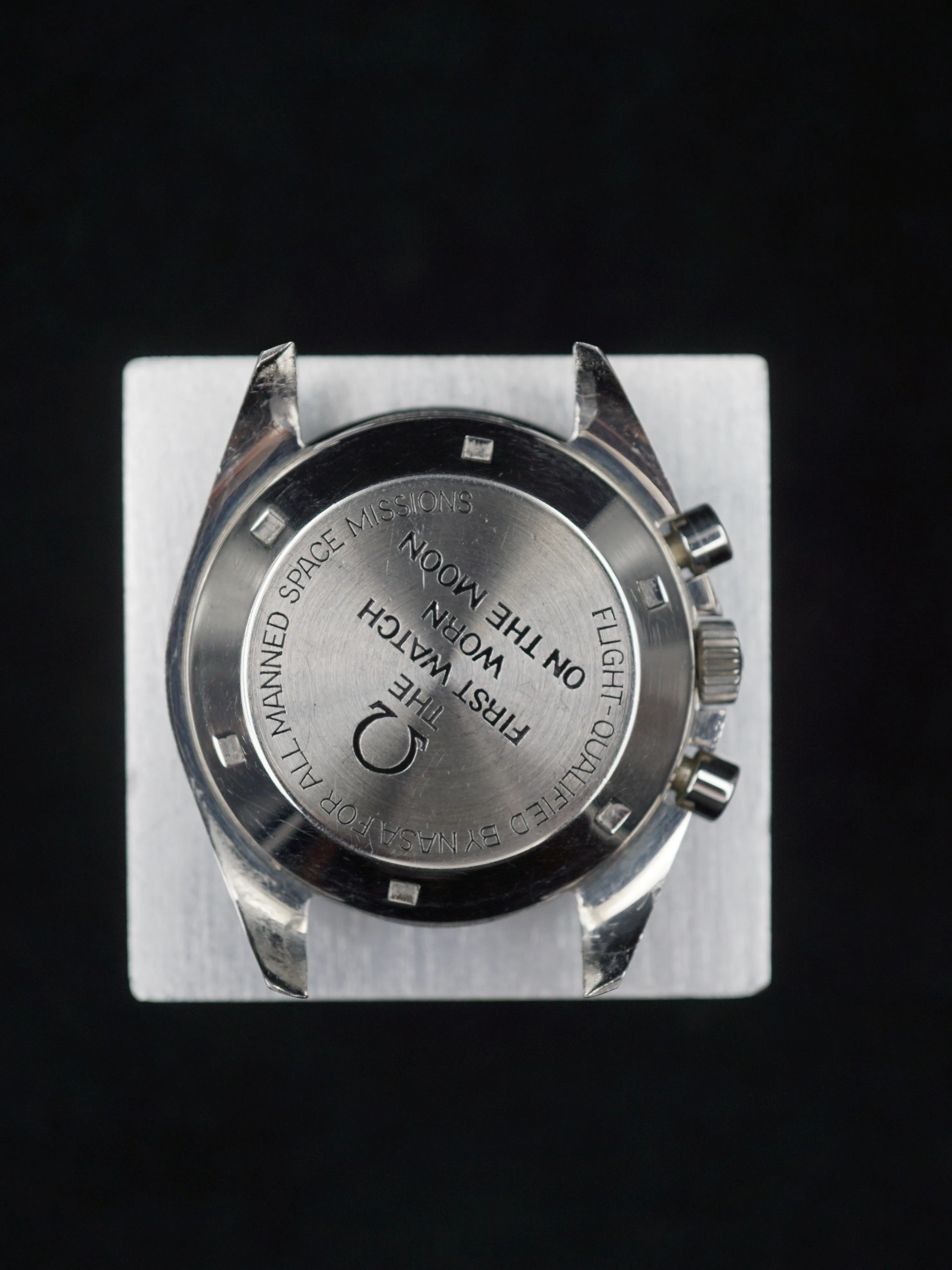 1970 OMEGA Speedmaster 145.022 Rare Straight Writing "Moon Watch" Case Back
