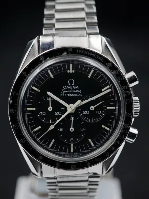 1970 OMEGA Speedmaster 145.022 Rare Straight Writing "Moon Watch" Case Back