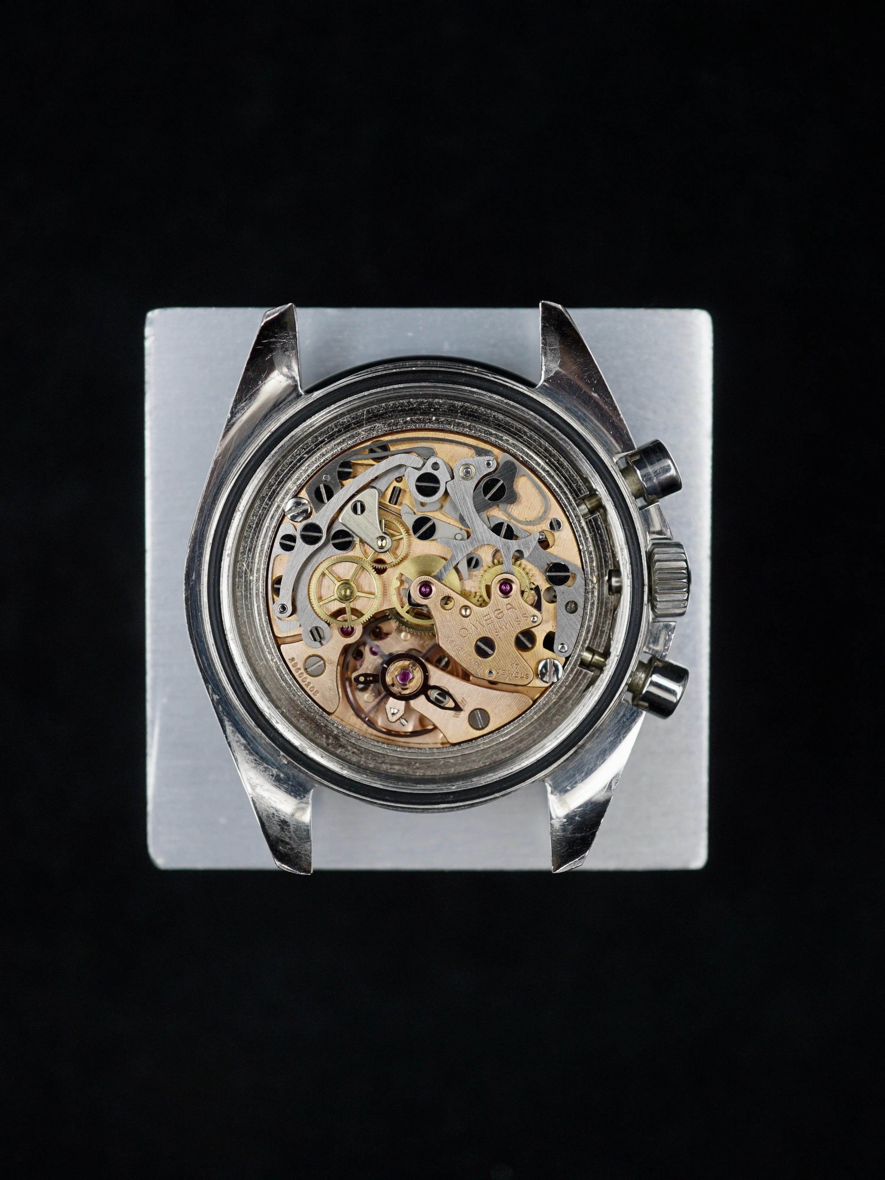 1970 OMEGA Speedmaster 145.022 Rare Straight Writing "Moon Watch" Case Back