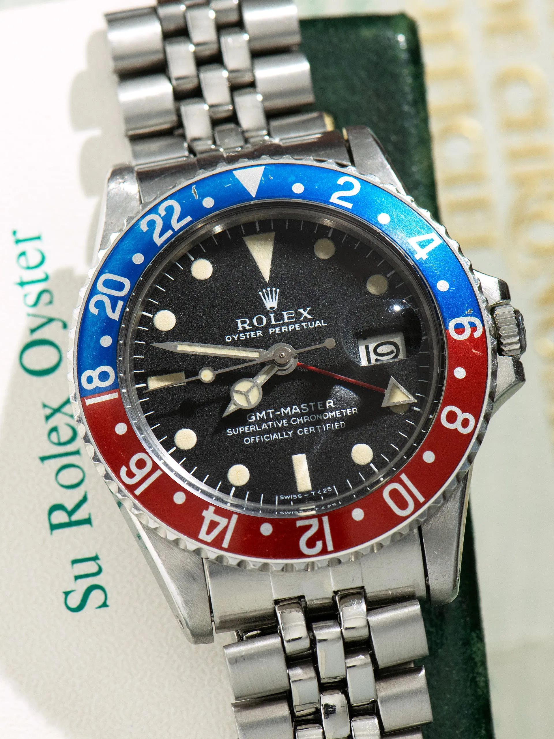1970 Rolex GMT-Master (Ref. 1675) Mk I Dial 'Mexico Set' W/ Box & Double Punch Papers