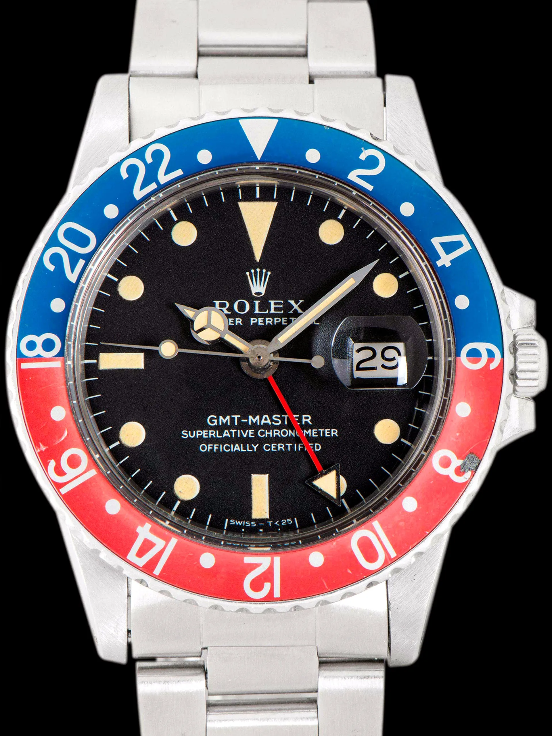 1970 Rolex GMT-Master (Ref. 1675) Mk I Dial W/ Military Provenance, Box, Double Punch Papers, & Extensive RSC History