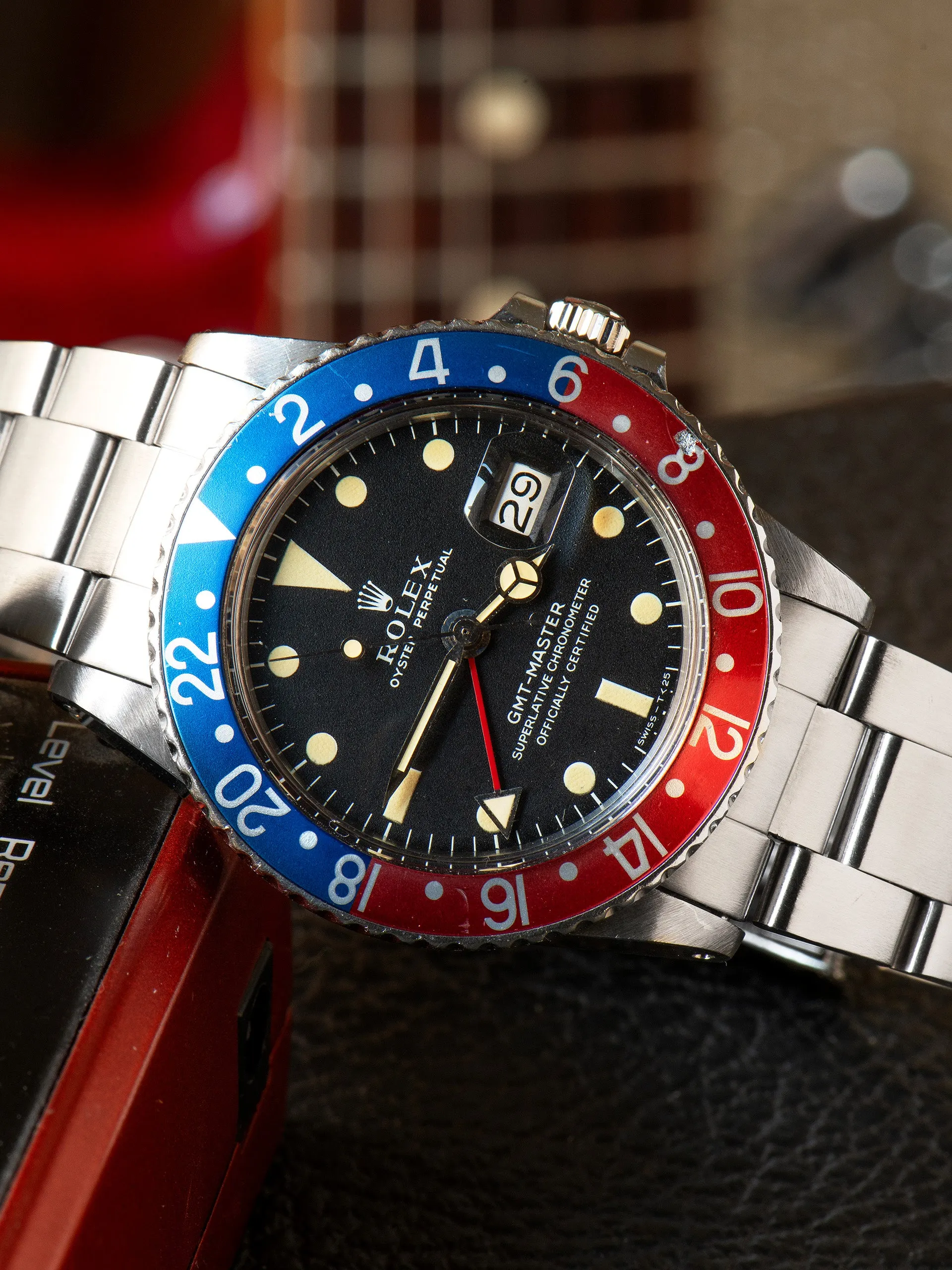 1970 Rolex GMT-Master (Ref. 1675) Mk I Dial W/ Military Provenance, Box, Double Punch Papers, & Extensive RSC History