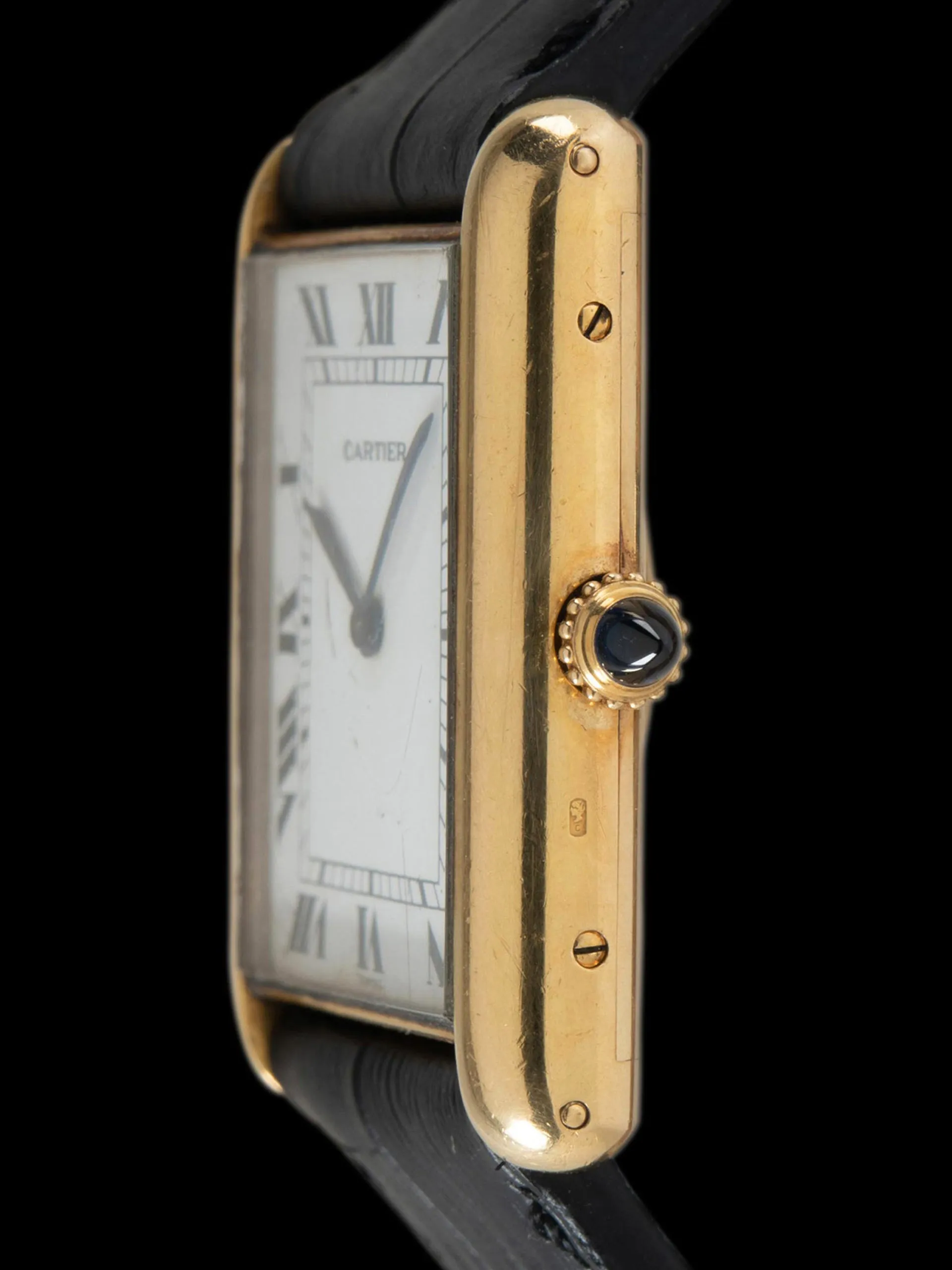 1970s Cartier Tank Automatique 18K YG (Ref. 17002) "Jumbo XL"