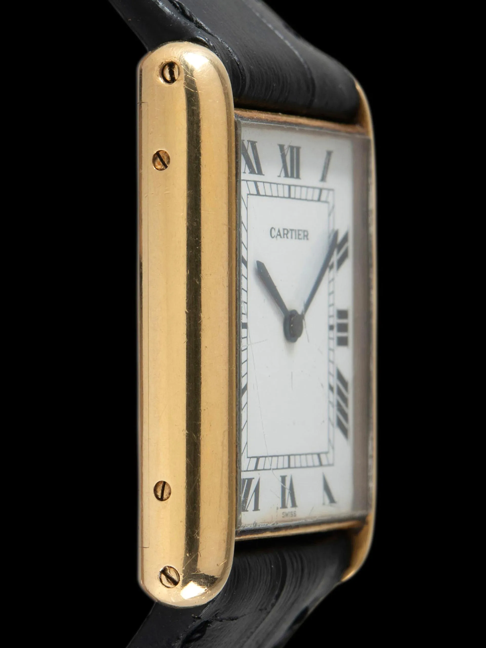 1970s Cartier Tank Automatique 18K YG (Ref. 17002) "Jumbo XL"