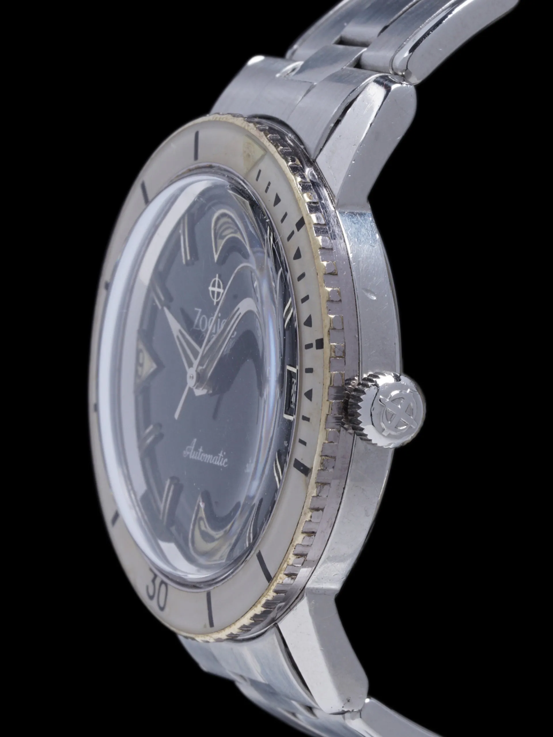1970s Zodiac Sea Wolf (Ref. 722-946B) "White Bezel"
