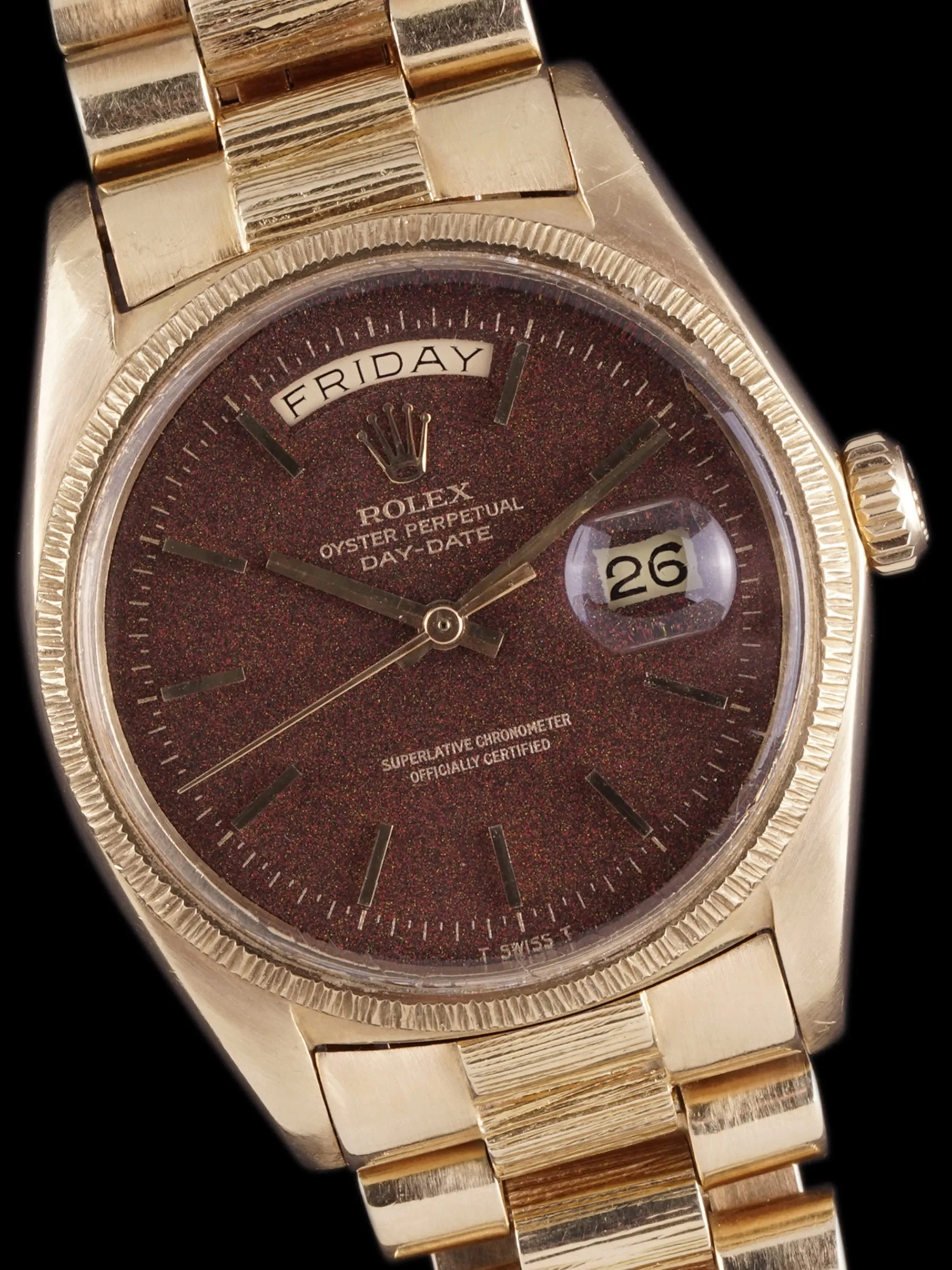 1971 Rolex Day-Date (Ref. 1807) 18k YG "Confetti Dial"