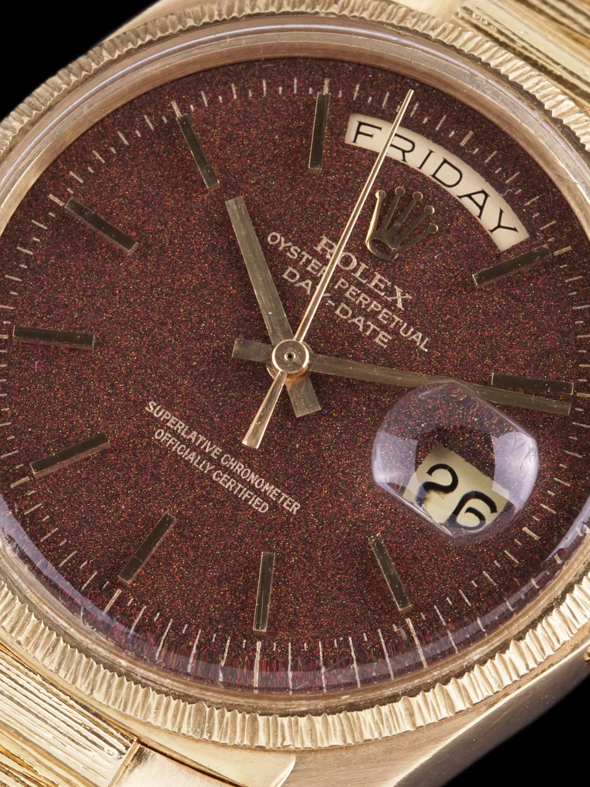 1971 Rolex Day-Date (Ref. 1807) 18k YG "Confetti Dial"