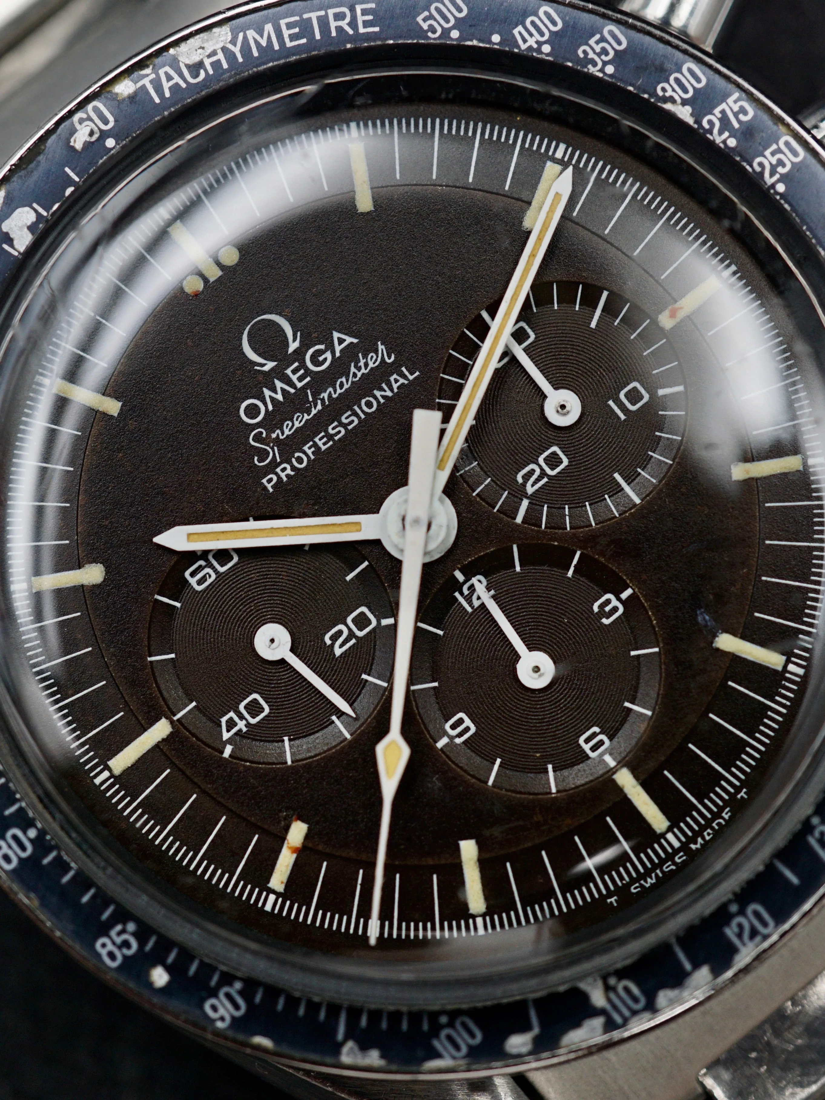 1972 OMEGA Speedmaster Professional (Ref. 145.022) Tropical With Rare "220" Bezel
