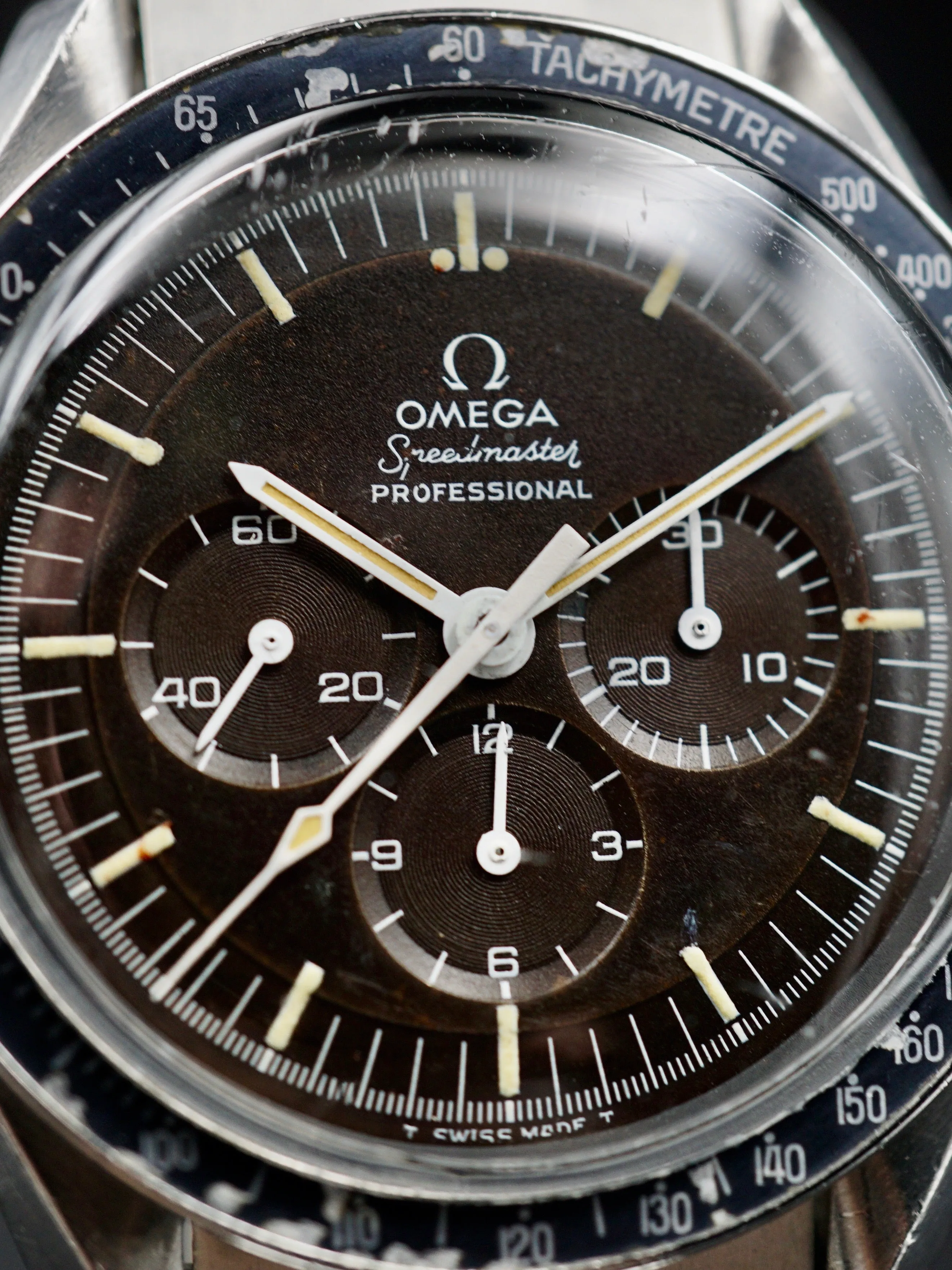 1972 OMEGA Speedmaster Professional (Ref. 145.022) Tropical With Rare "220" Bezel