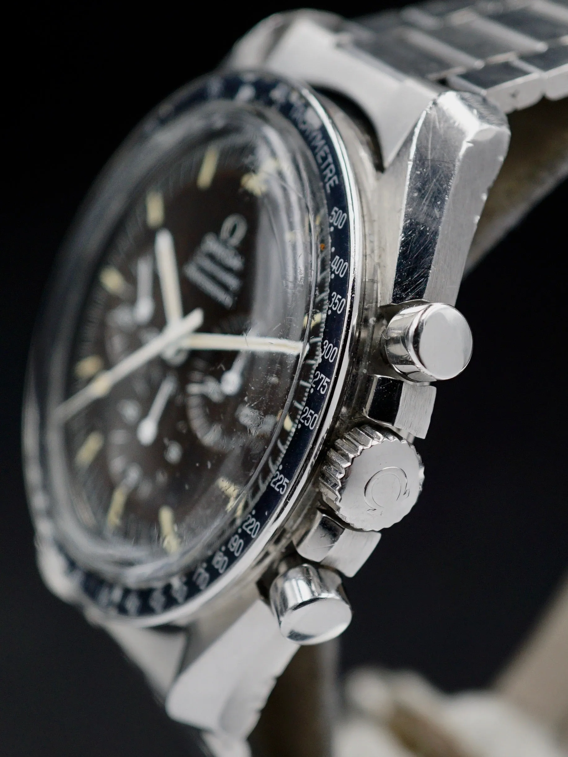 1972 OMEGA Speedmaster Professional (Ref. 145.022) Tropical With Rare "220" Bezel