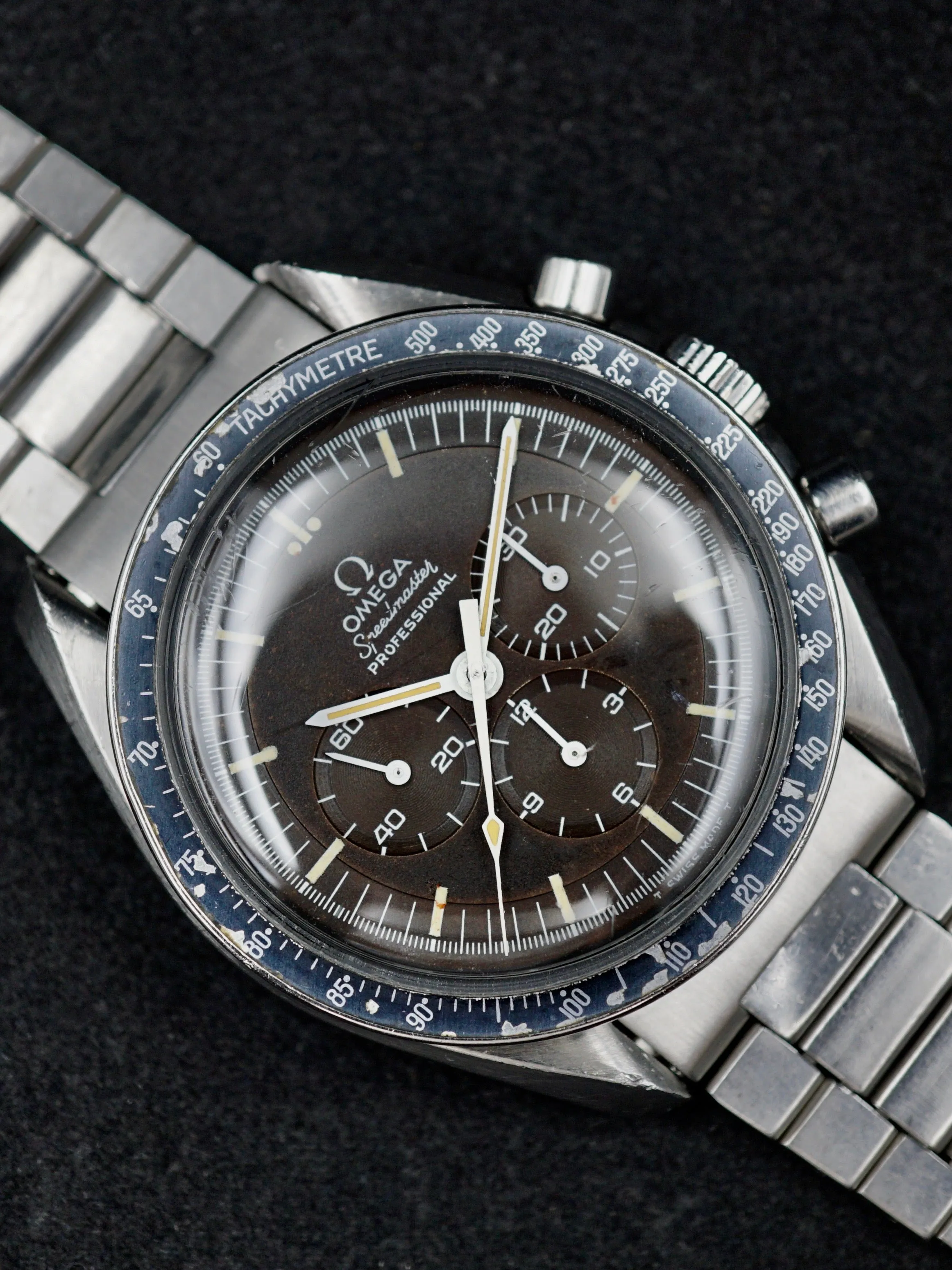 1972 OMEGA Speedmaster Professional (Ref. 145.022) Tropical With Rare "220" Bezel