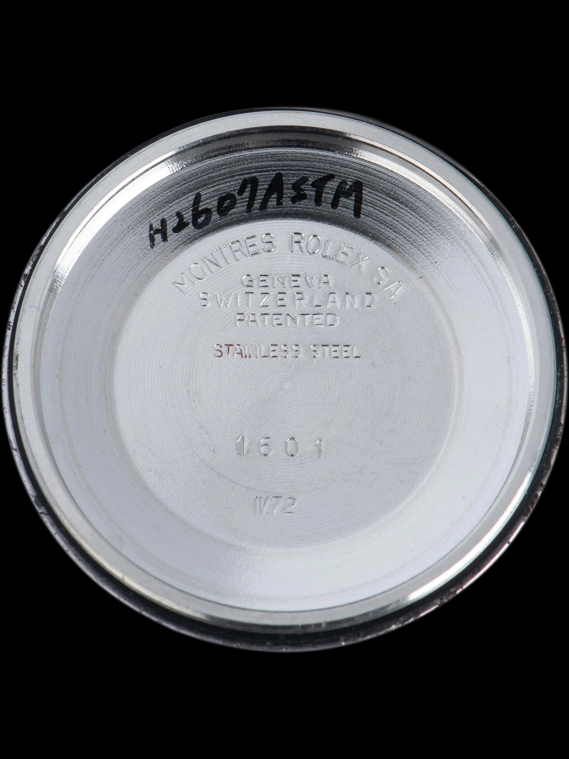 1972 Rolex Datejust (Ref. 1601) Non-Luminous Black "Confetti" Dial