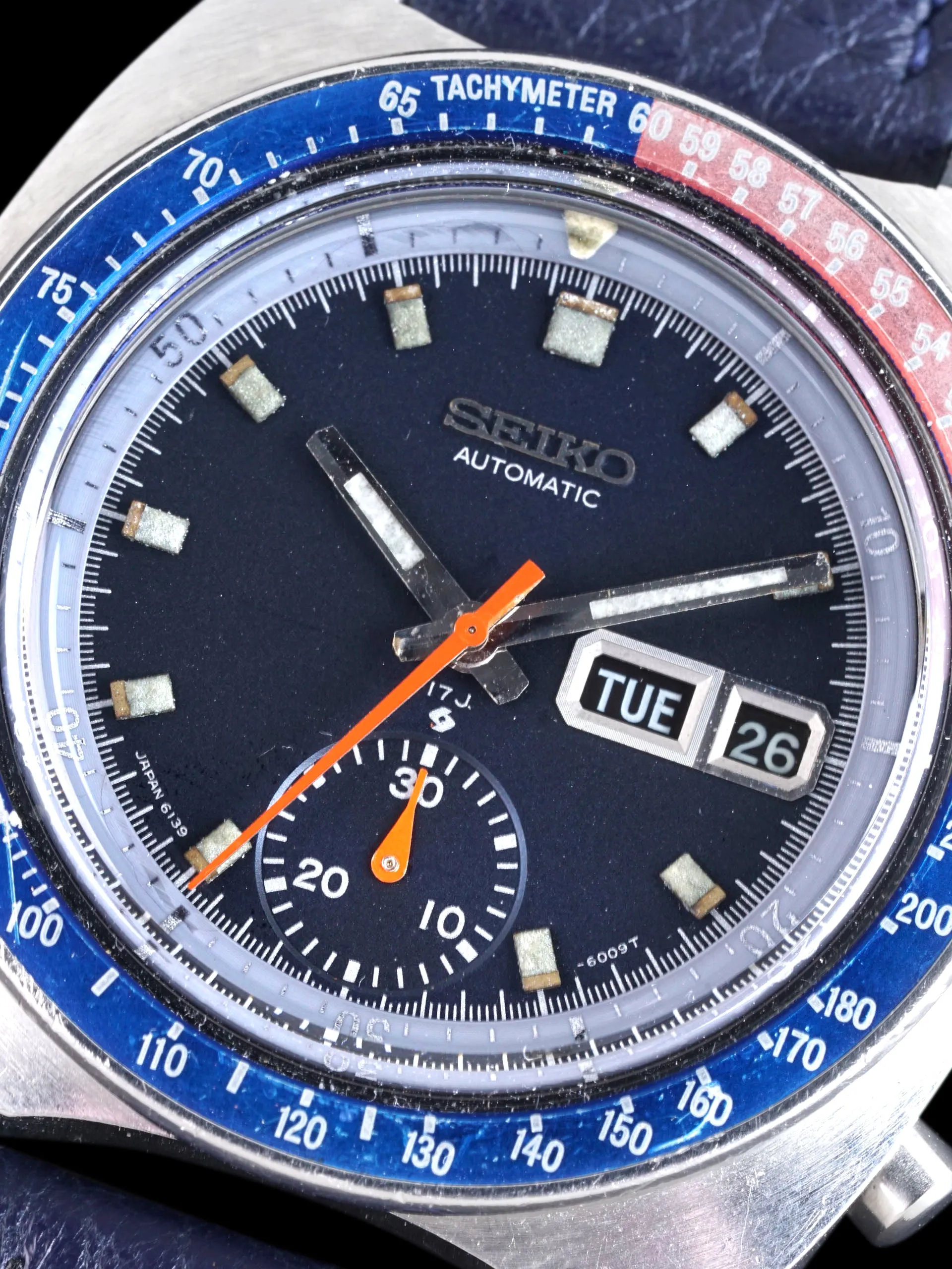 1974 Seiko Chronograph (Ref. 6139-6005) "Blue Pogue"