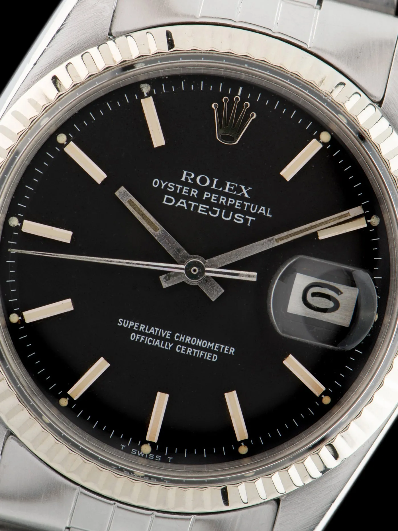 1975 Rolex Datejust (Ref. 1601) Matte Black Dial
