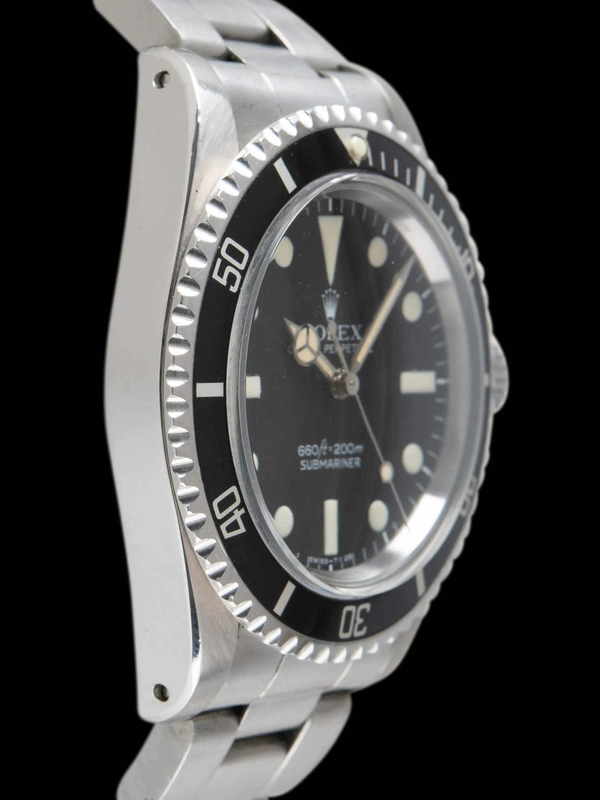 1978 Rolex Submariner (Ref. 5513) Mk. I MAXI W/ Rolex Service Center Card