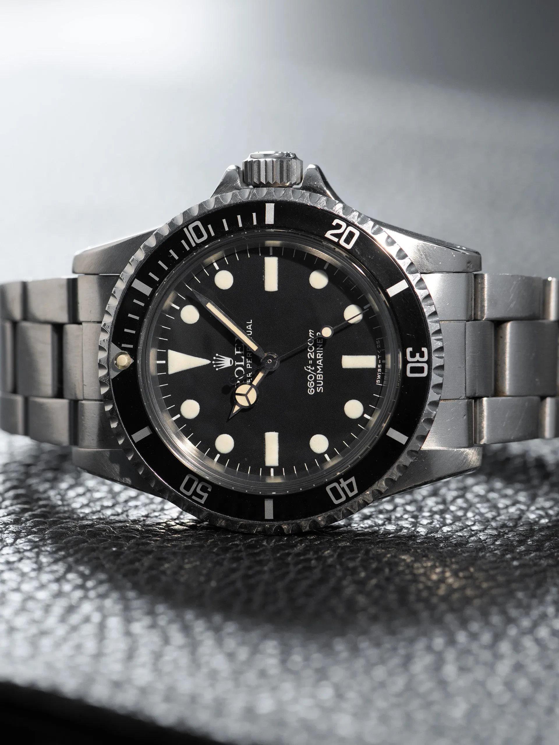 1978 Rolex Submariner (Ref. 5513) Mk. I MAXI W/ Rolex Service Center Card