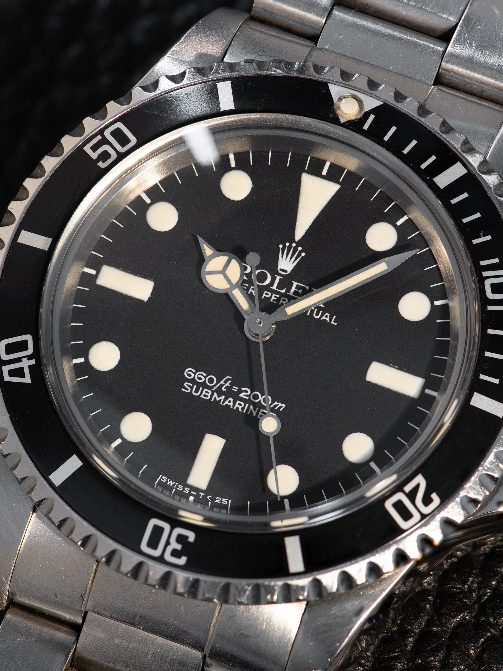 1978 Rolex Submariner (Ref. 5513) Mk. I MAXI W/ Rolex Service Center Card