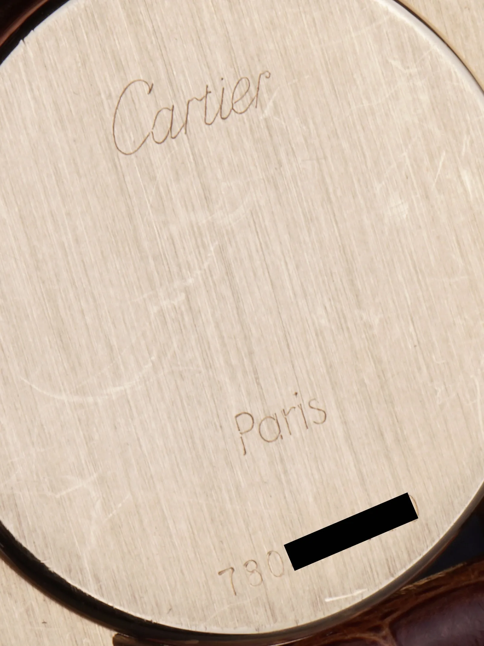 1980s Cartier Tank Vendome Paris 18k YG "Manual"