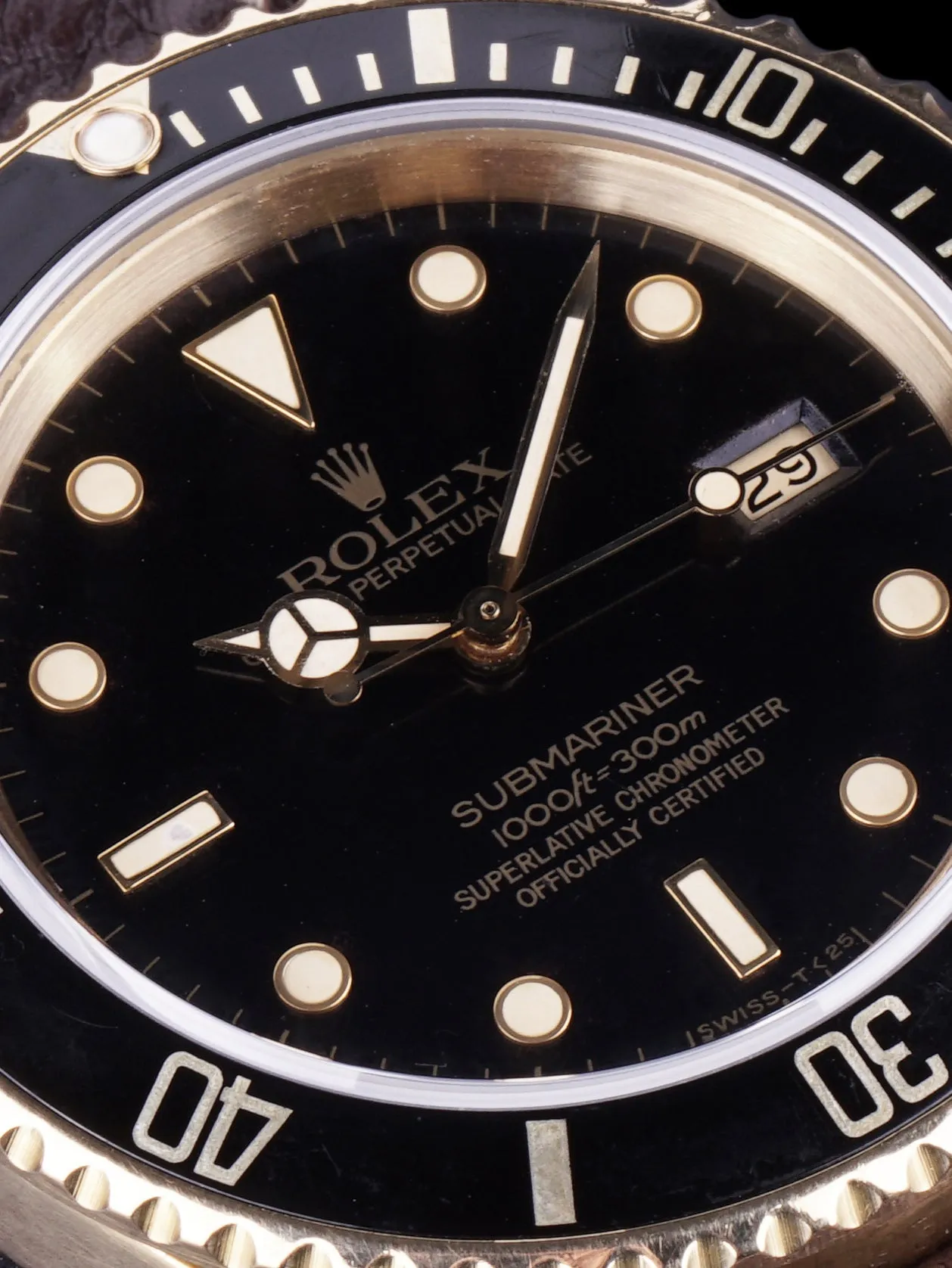 1981 Rolex Submariner (Ref. 16808) 18k YG