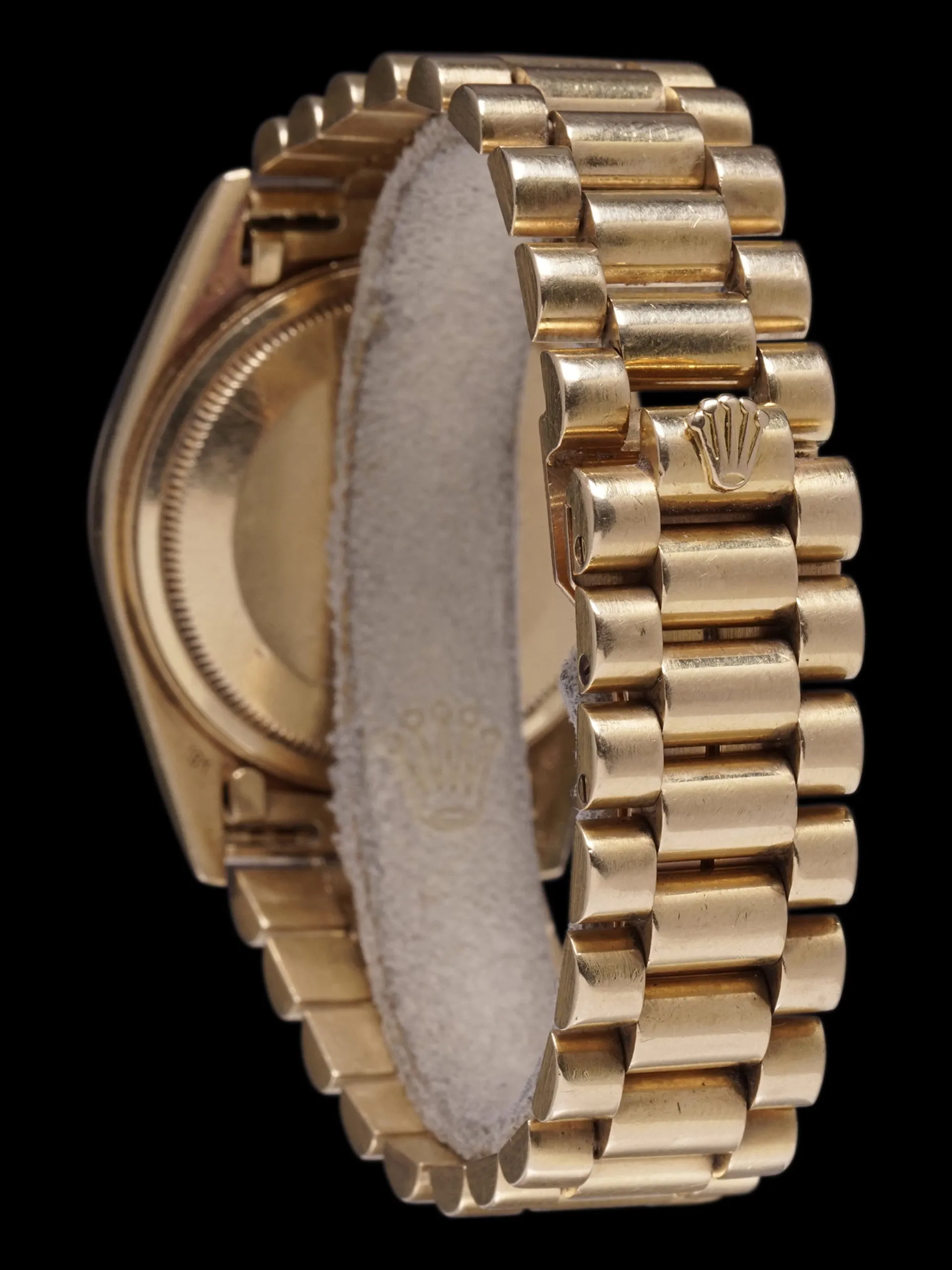 1986 Rolex Day-Date (Ref. 18038) "Factory Blue Vignette Diamond Dial"